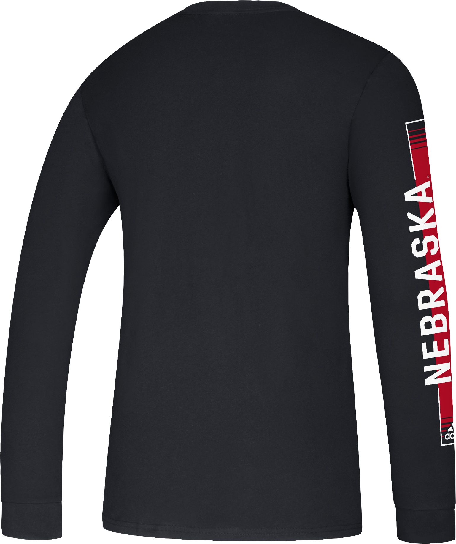 adidas Men's Nebraska Cornhuskers Diamond Days Long Sleeve Black T-Shirt product image