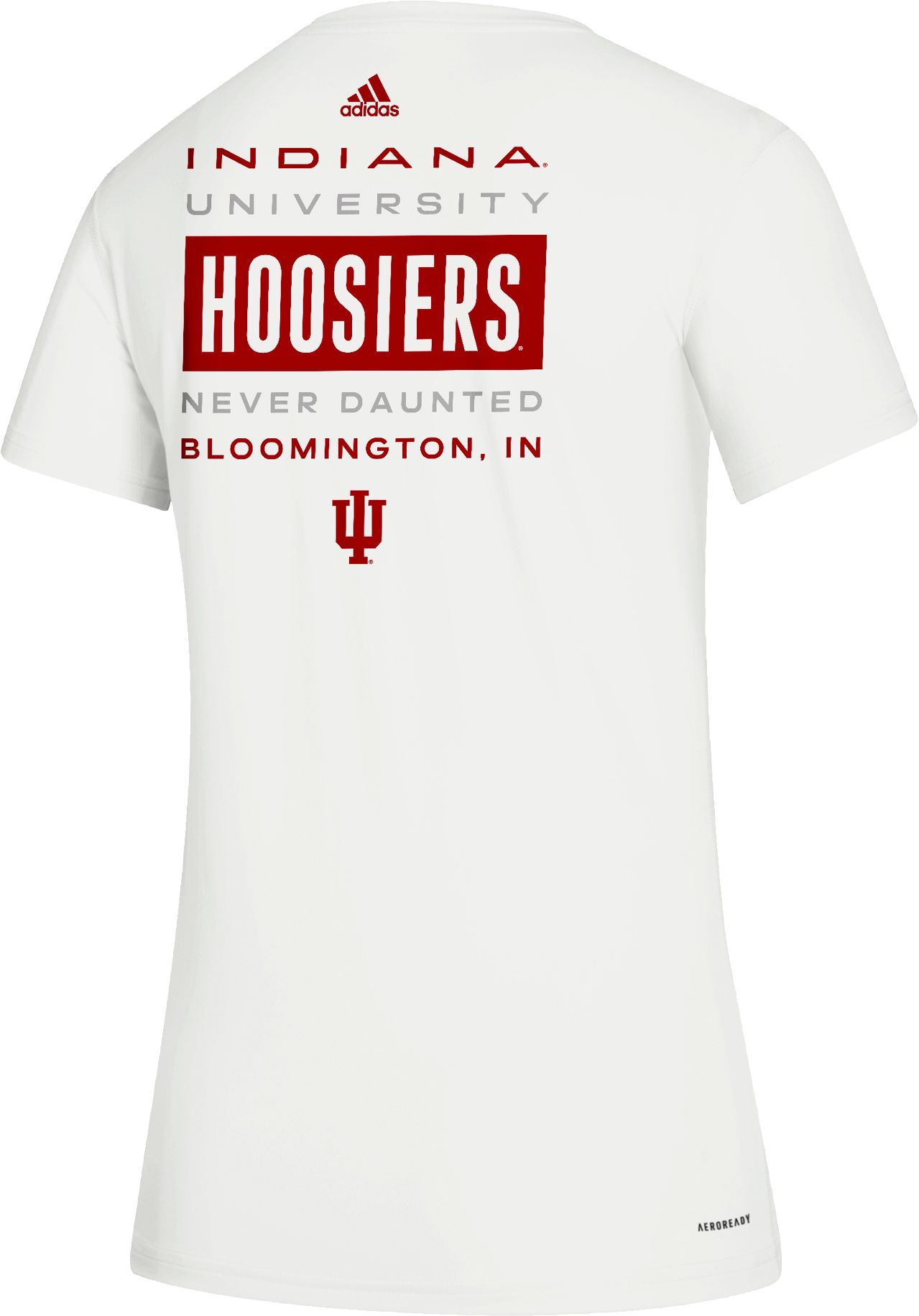 adidas Women's Indiana Hoosiers Creator Crew Neck White T-Shirt product image