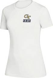 adidas Women's Georgia Tech Yellow Jackets Creator Crew Neck White T-Shirt product image