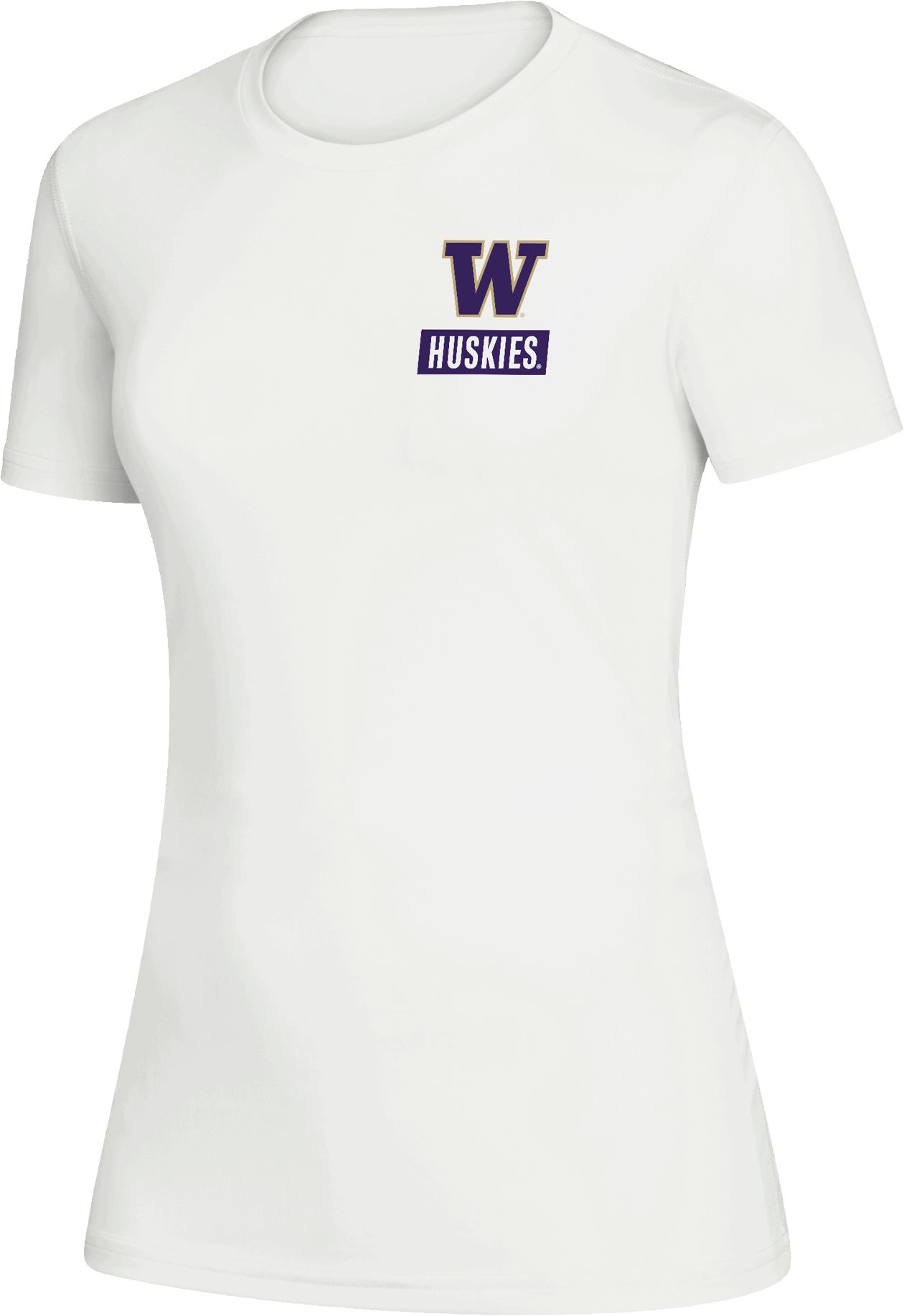 adidas Women's Washington Huskies Creator Crew Neck White T-Shirt product image