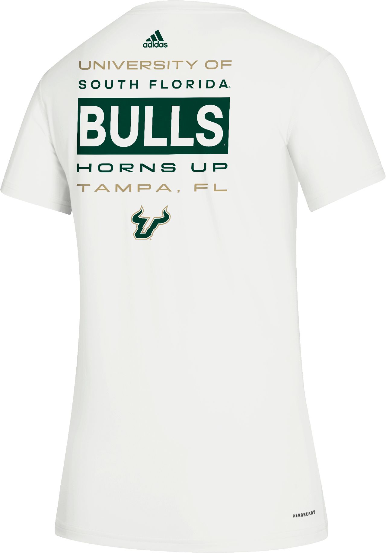 adidas Women's South Florida Bulls Creator Crew Neck White T-Shirt product image