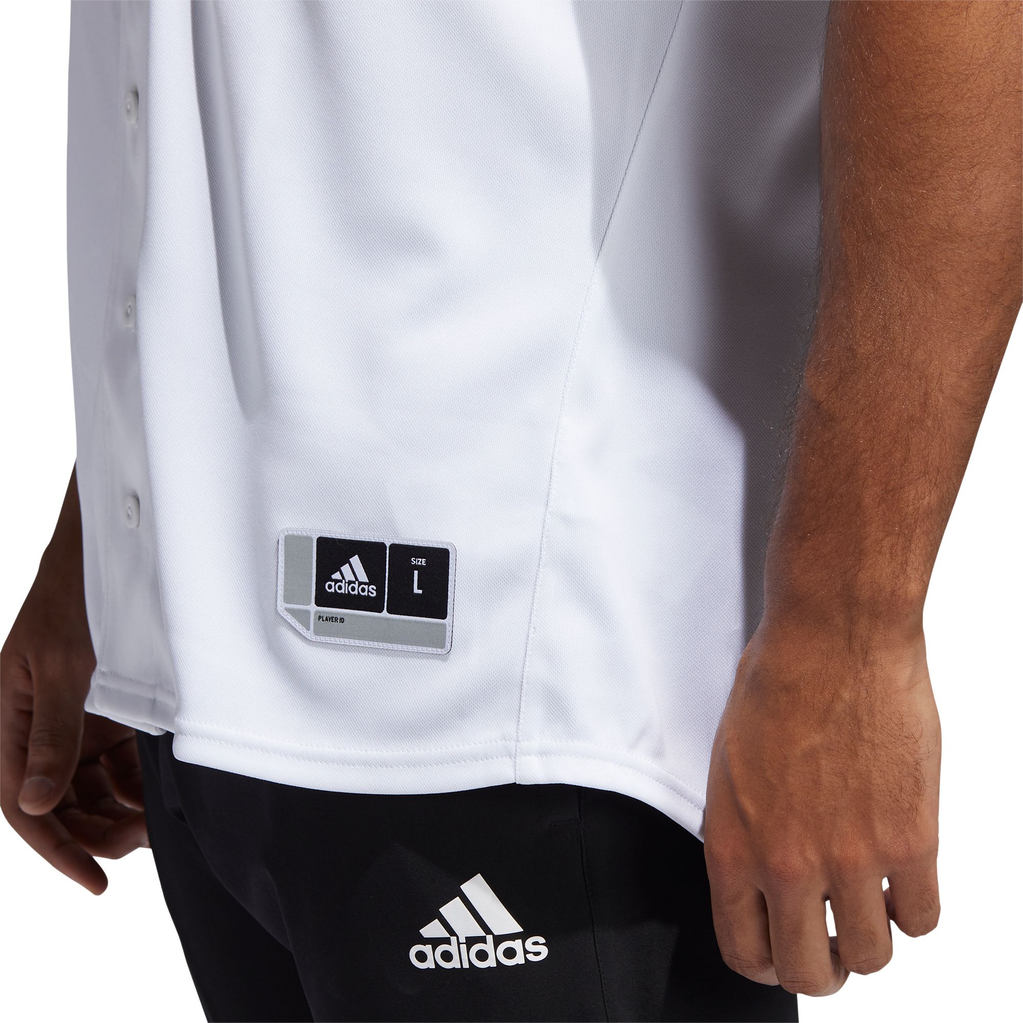 adidas Men's Indiana Hoosiers White #21 Replica Baseball Jersey product image