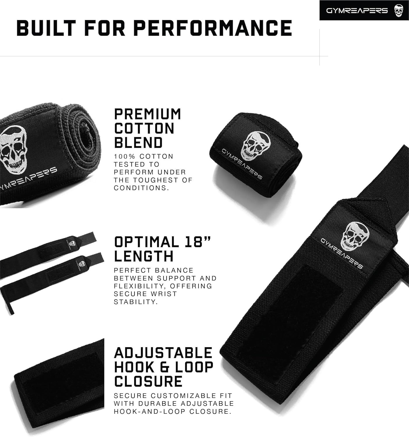 Gymreapers Wrist Wraps product image