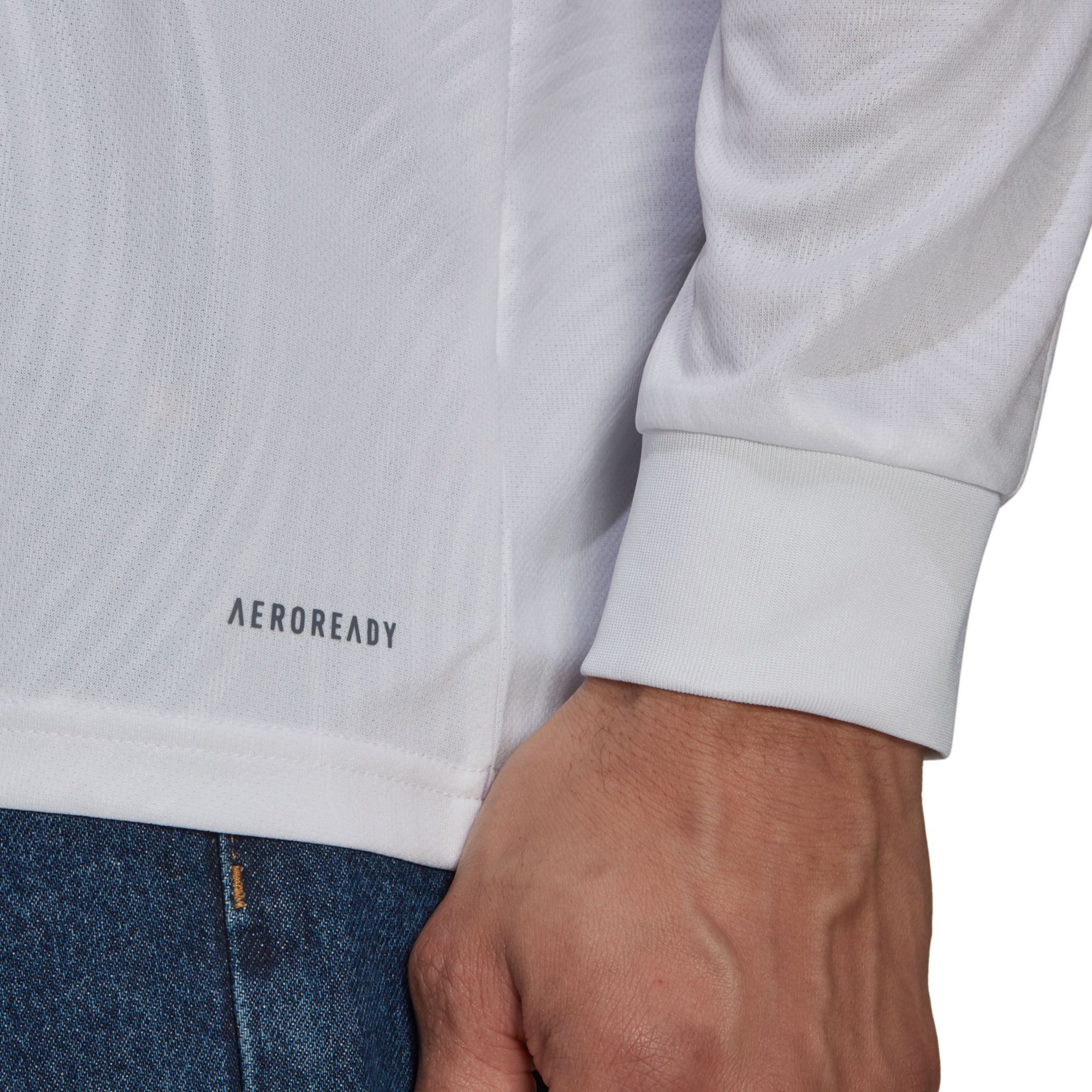 adidas Men's Real Madrid '21 Home Replica Long Sleeve Jersey product image