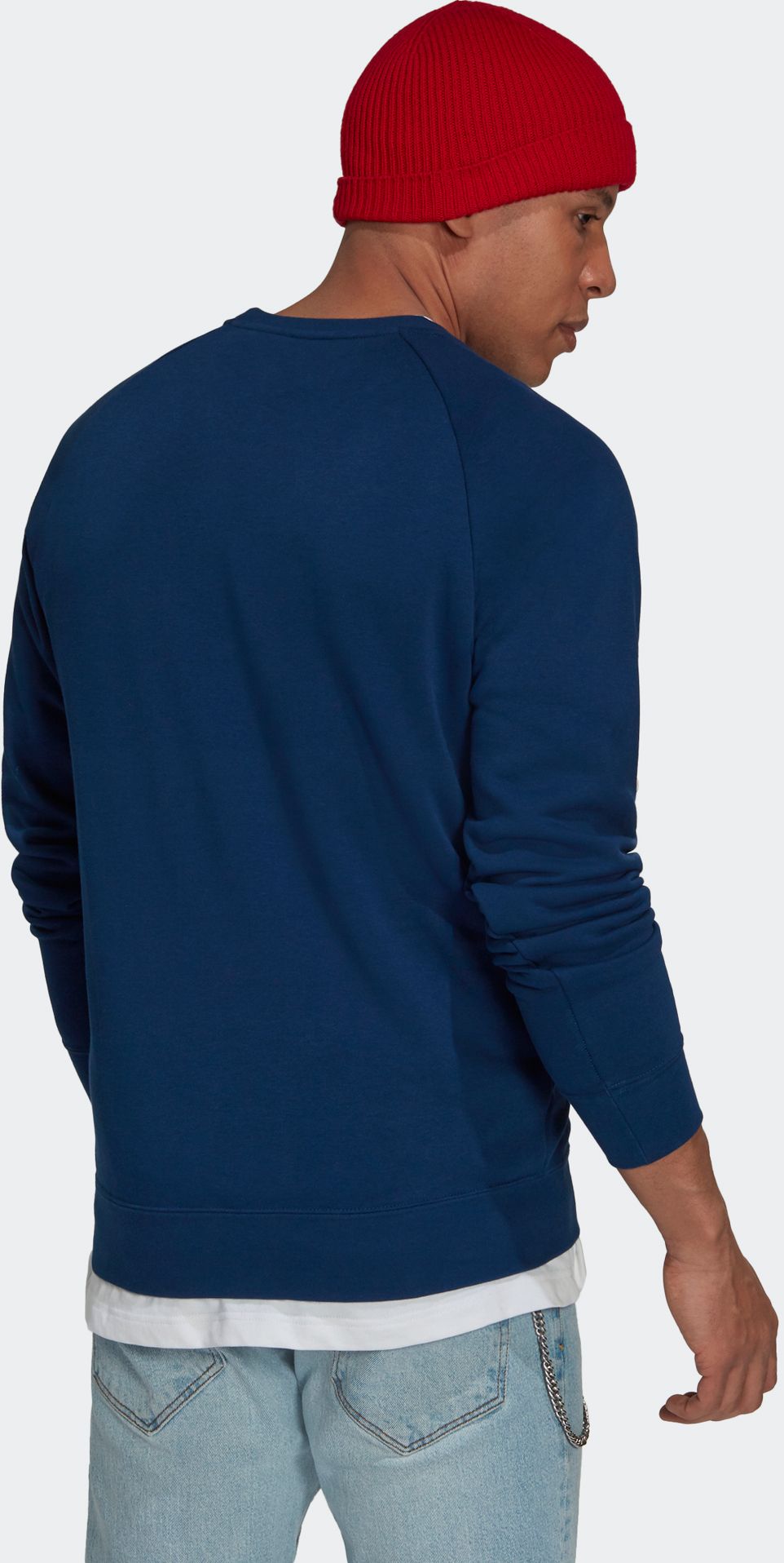 adidas Men's Arsenal Blue Crew Neck Sweatshirt product image