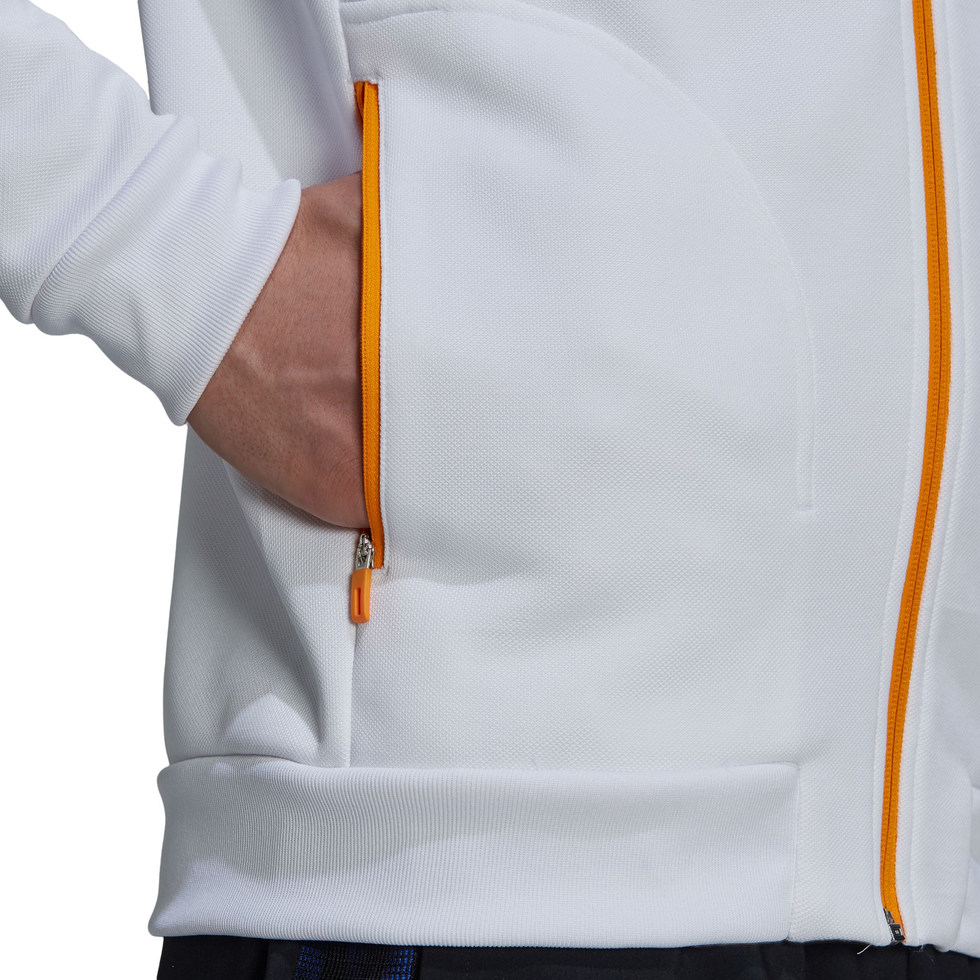 adidas Men's Real Madrid Anthem White Track Jacket product image