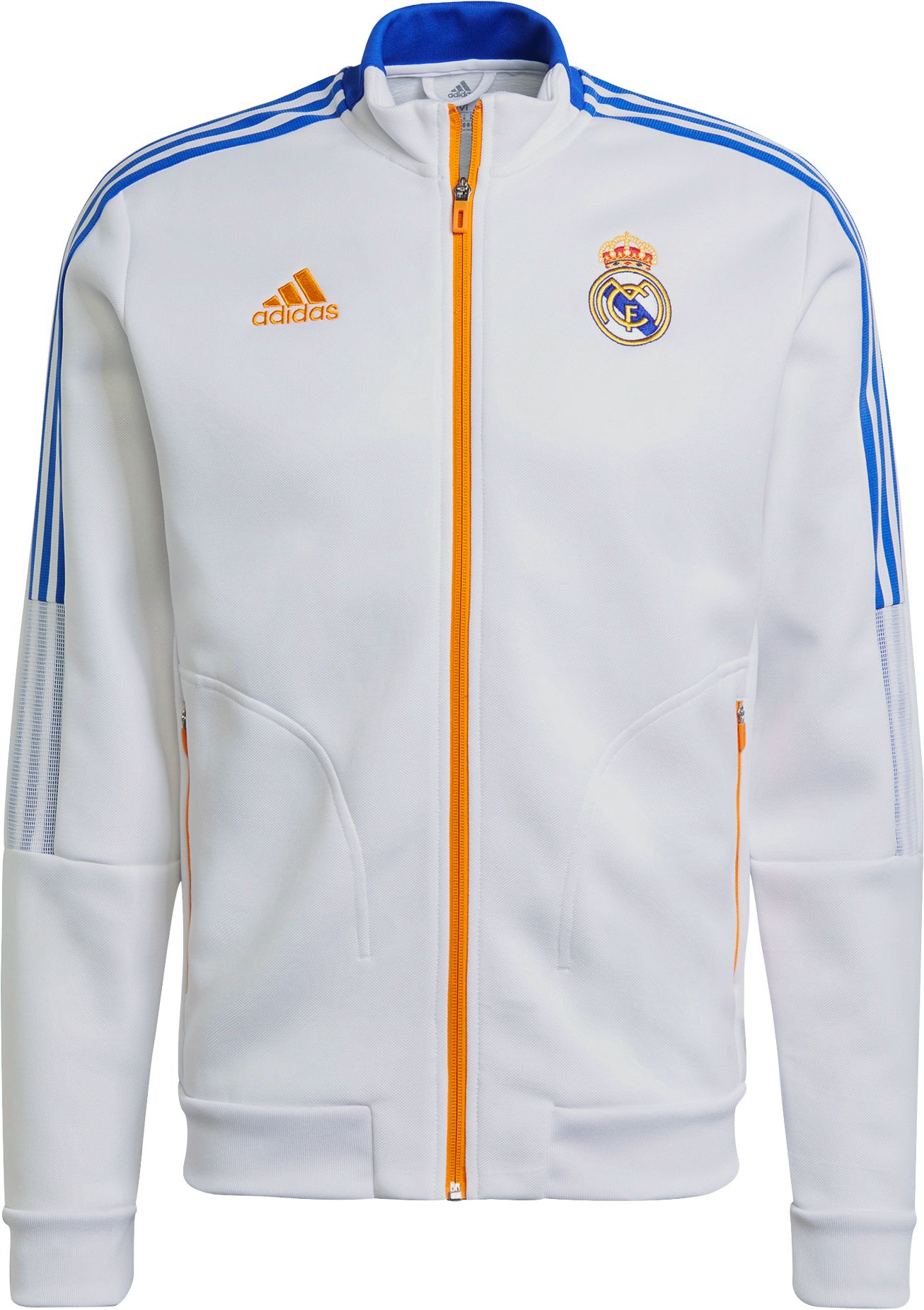 adidas Men's Real Madrid Anthem White Track Jacket product image