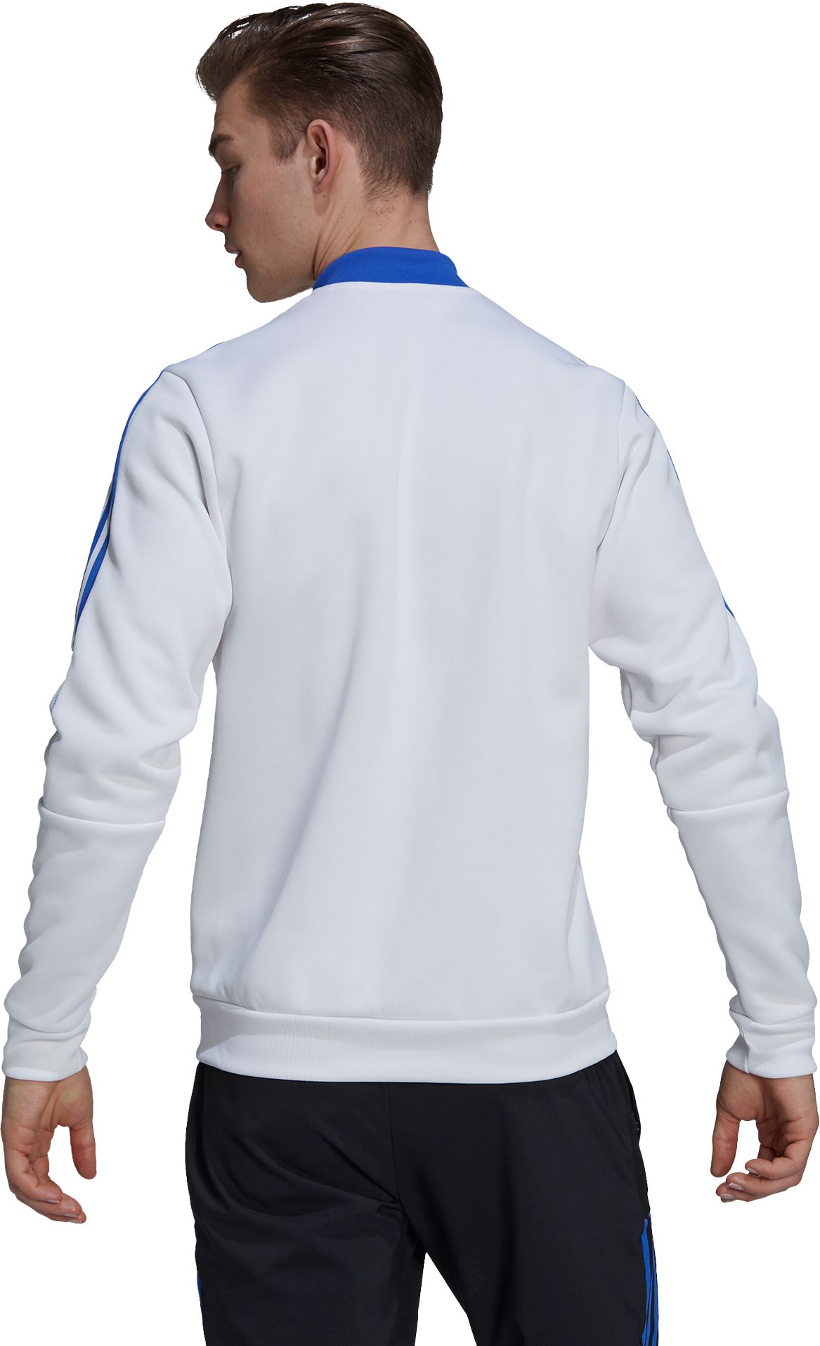 adidas Men's Real Madrid Anthem White Track Jacket product image