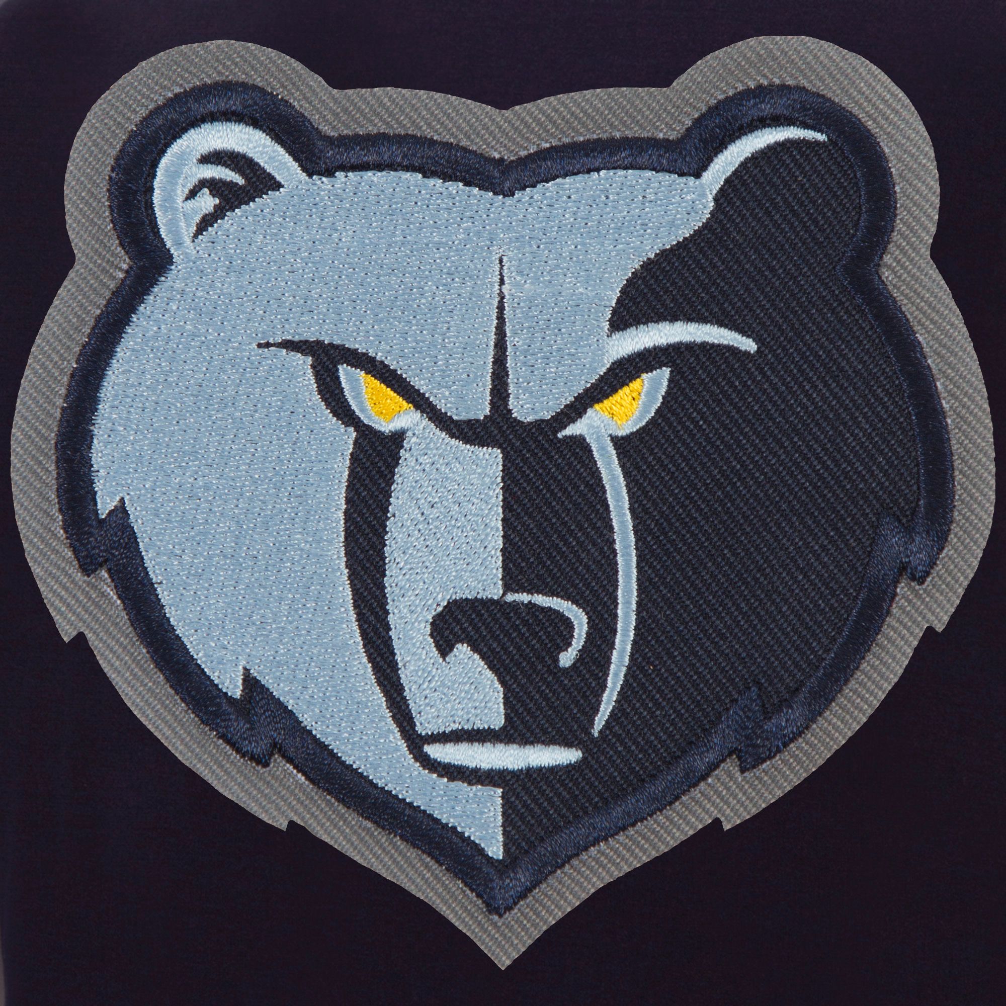 JH Design Men's Memphis Grizzlies Navy Varsity Jacket product image