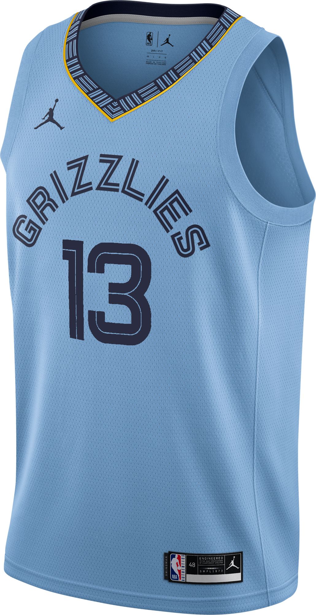 Jordan Men's Memphis Grizzlies Jaren Jackson Jr #13 Blue Dri-FIT Swingman Jersey product image