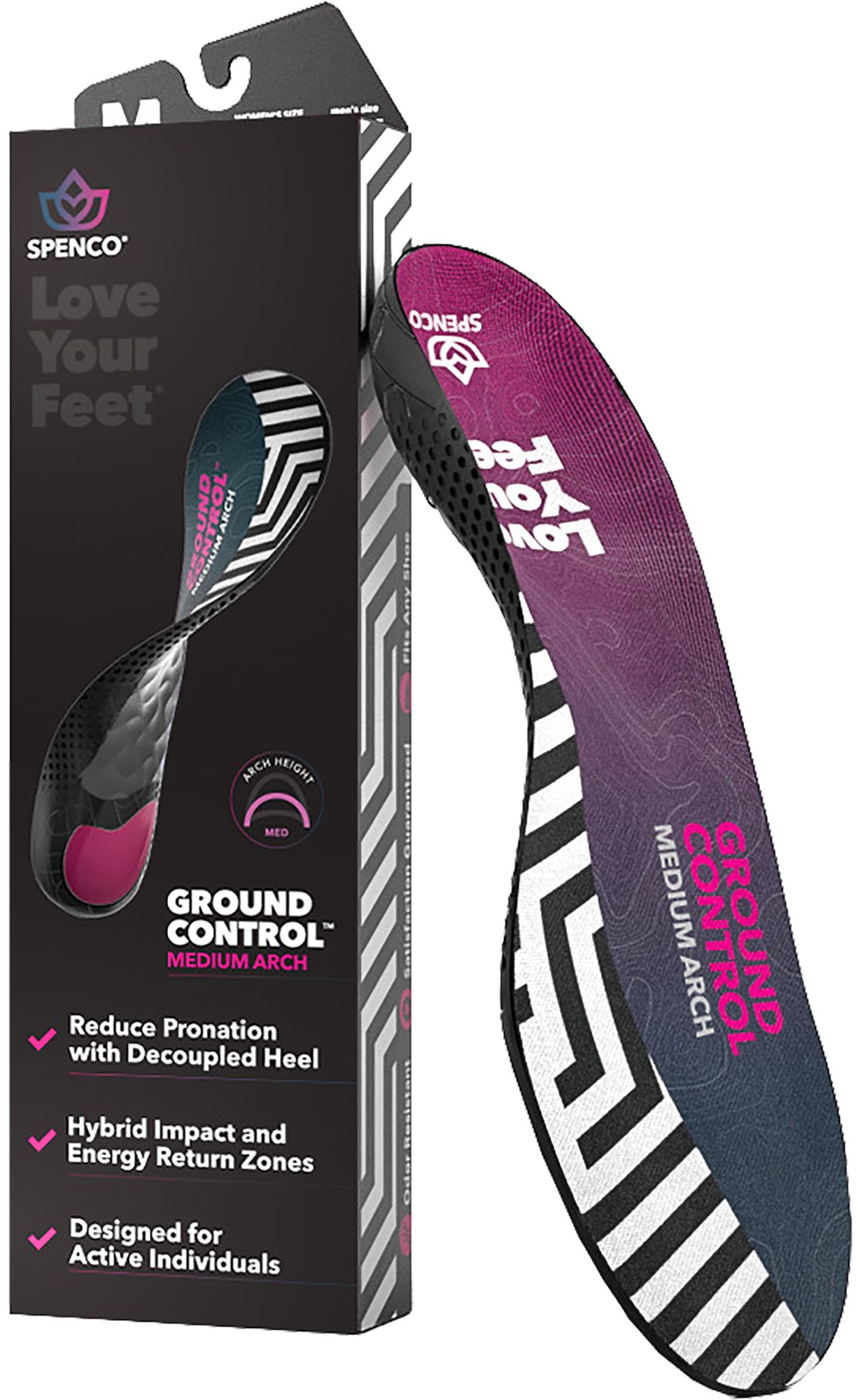 Spenco Ground Control Medium Arch Insoles product image