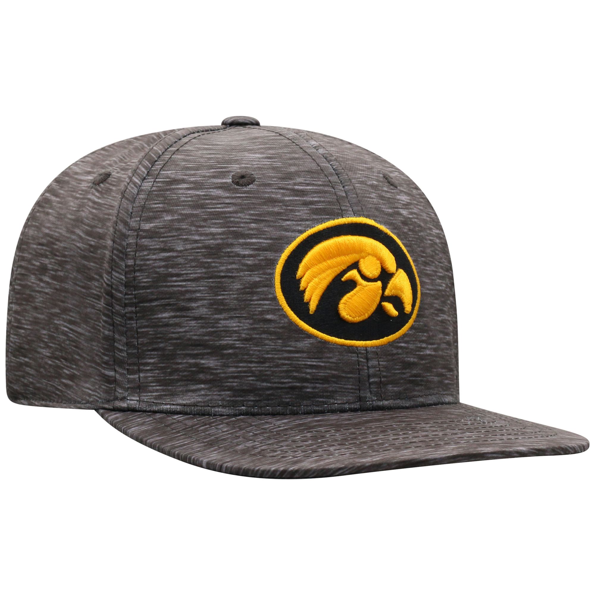 Top of the World Men's Iowa Hawkeyes Gritty 1Fit Flex Black Hat product image