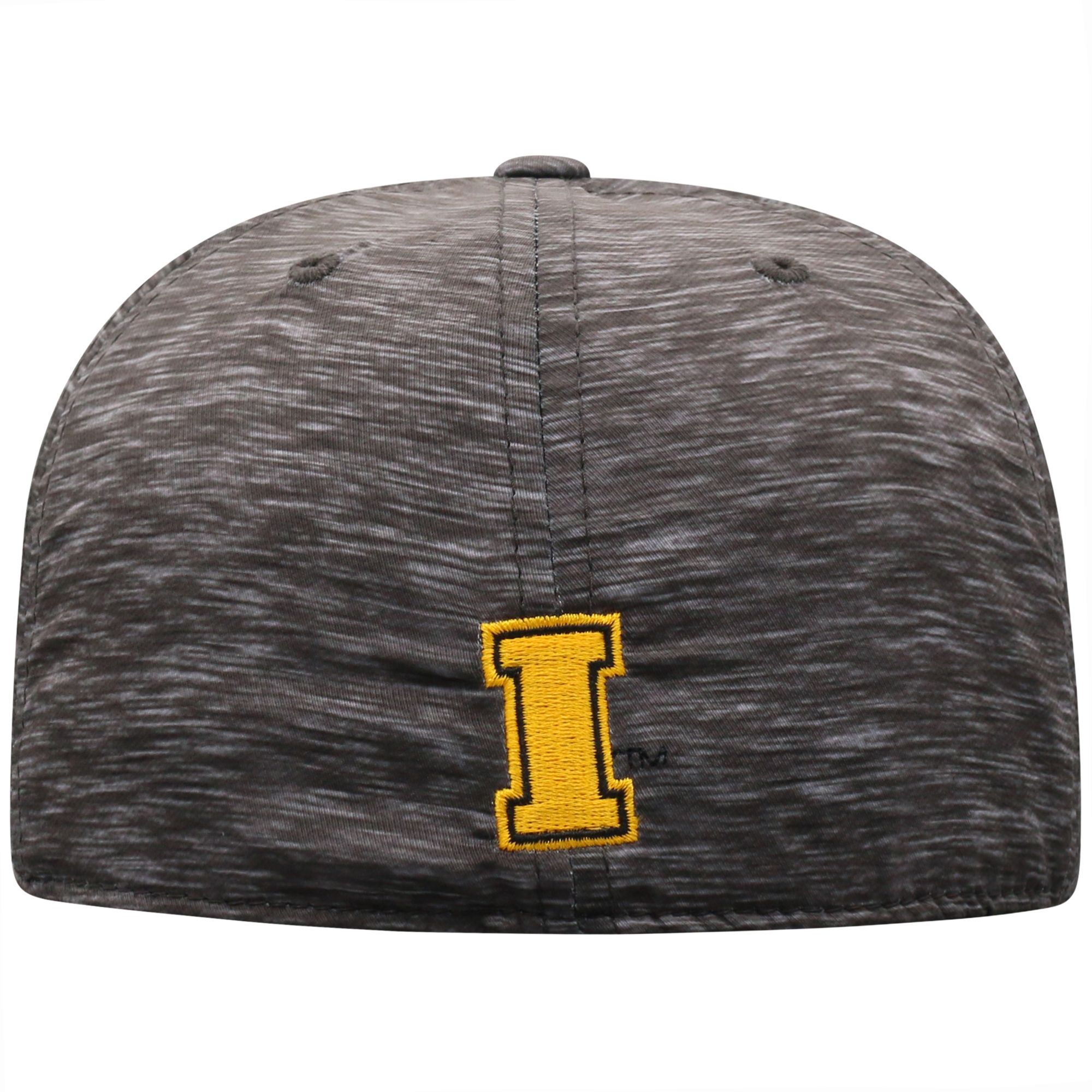 Top of the World Men's Iowa Hawkeyes Gritty 1Fit Flex Black Hat product image