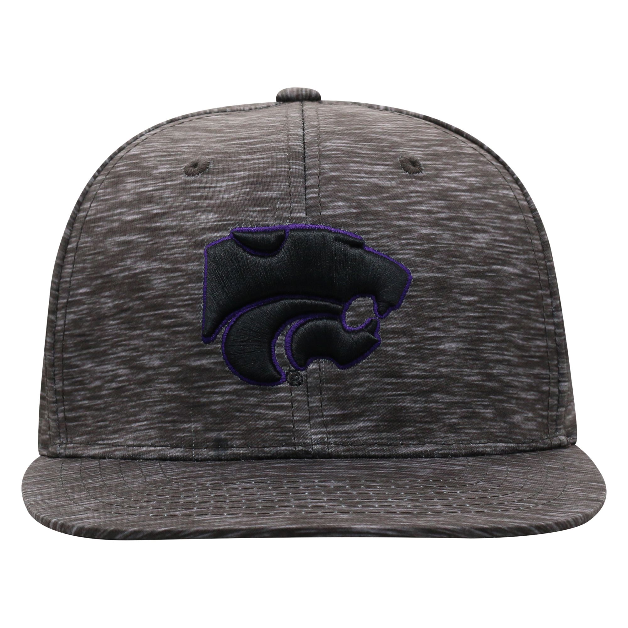 Top of the World Men's Kansas State Wildcats Gritty 1Fit Flex Black Hat product image