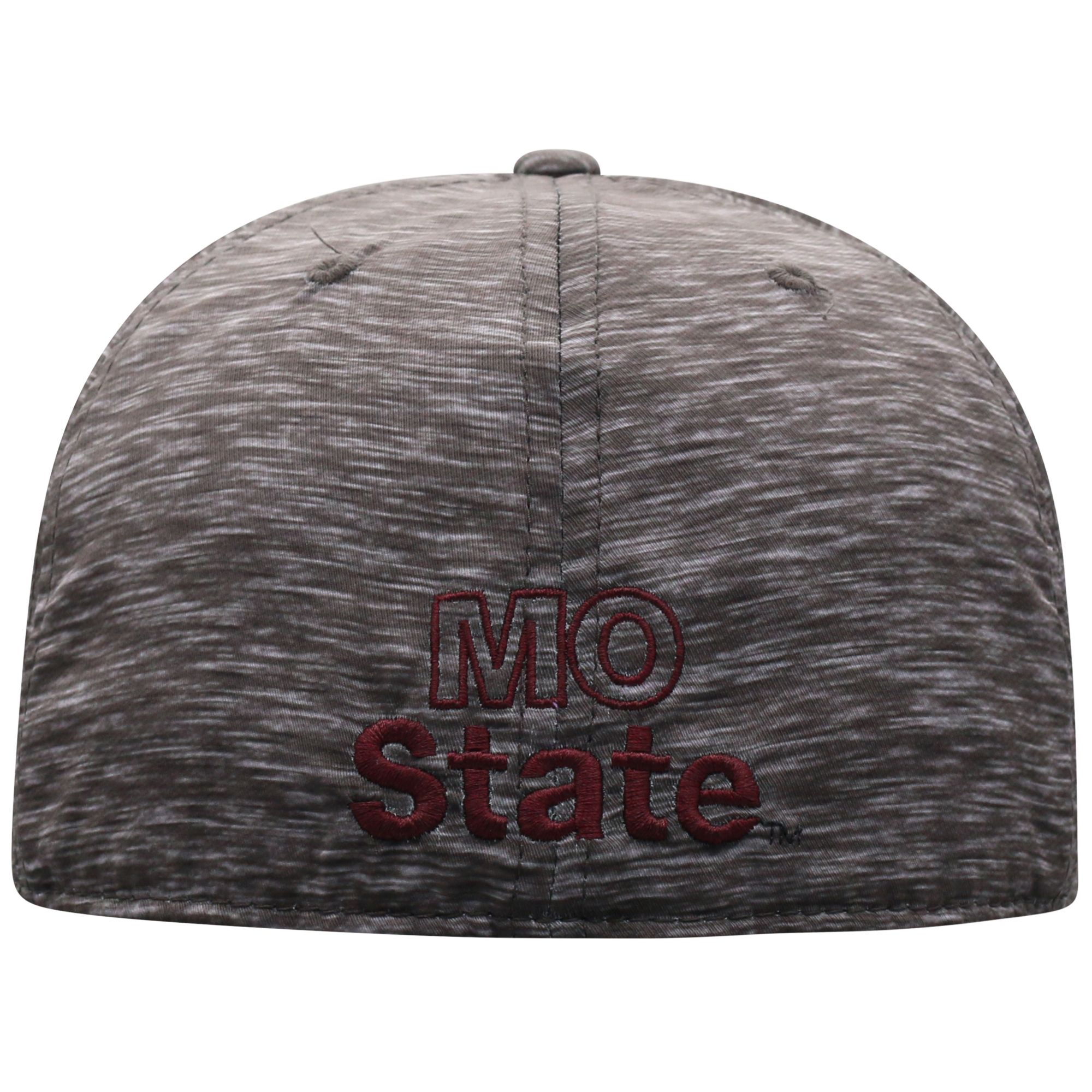 Top of the World Men's Missouri State Bears Gritty 1Fit Flex Black Hat product image