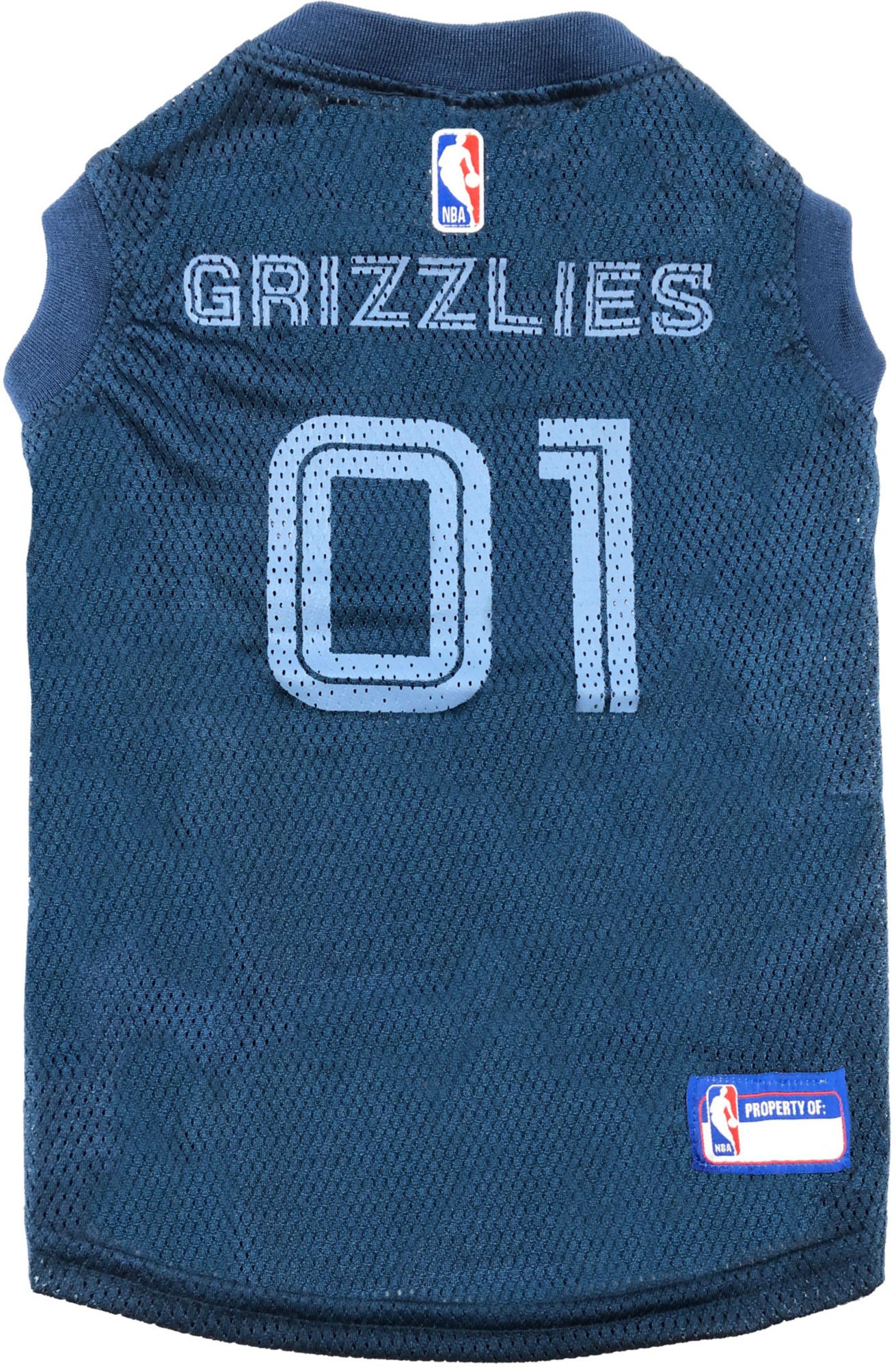 Pets First NBA Memphis Grizzlies Pet Jersey