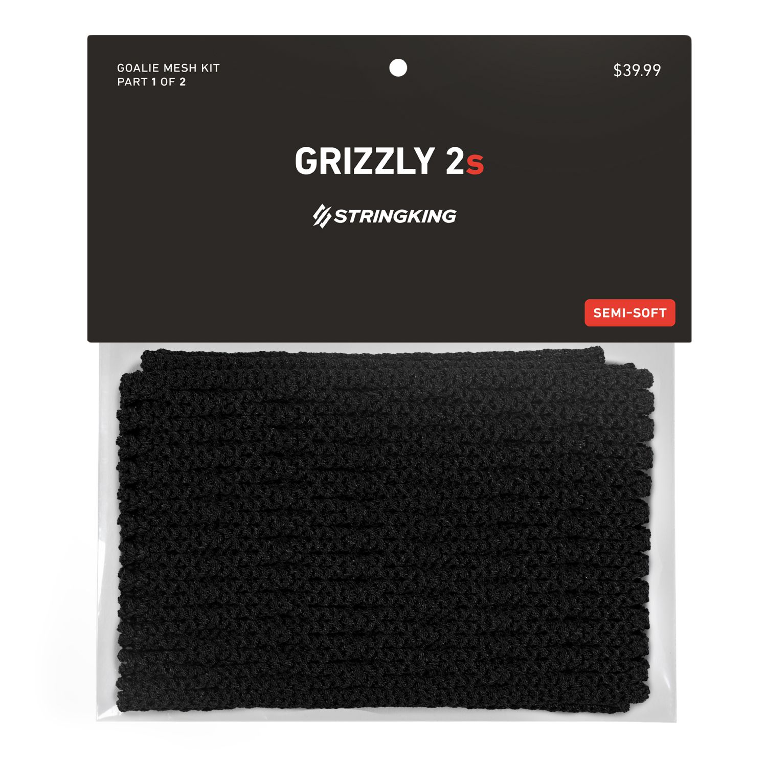 StringKing Grizzly 2s Semi-Soft Lacrosse Mesh product image