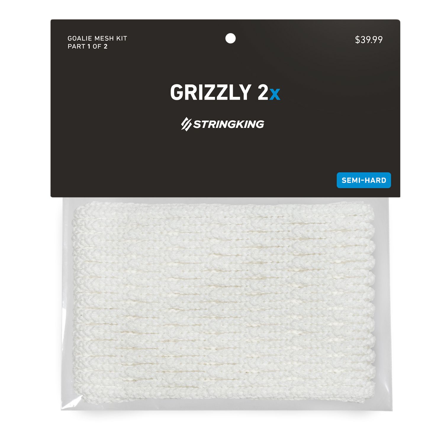 StringKing Grizzly 2x Semi-Soft Lacrosse Mesh product image
