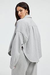 Good American Women's Fleece Cropped Shacket product image
