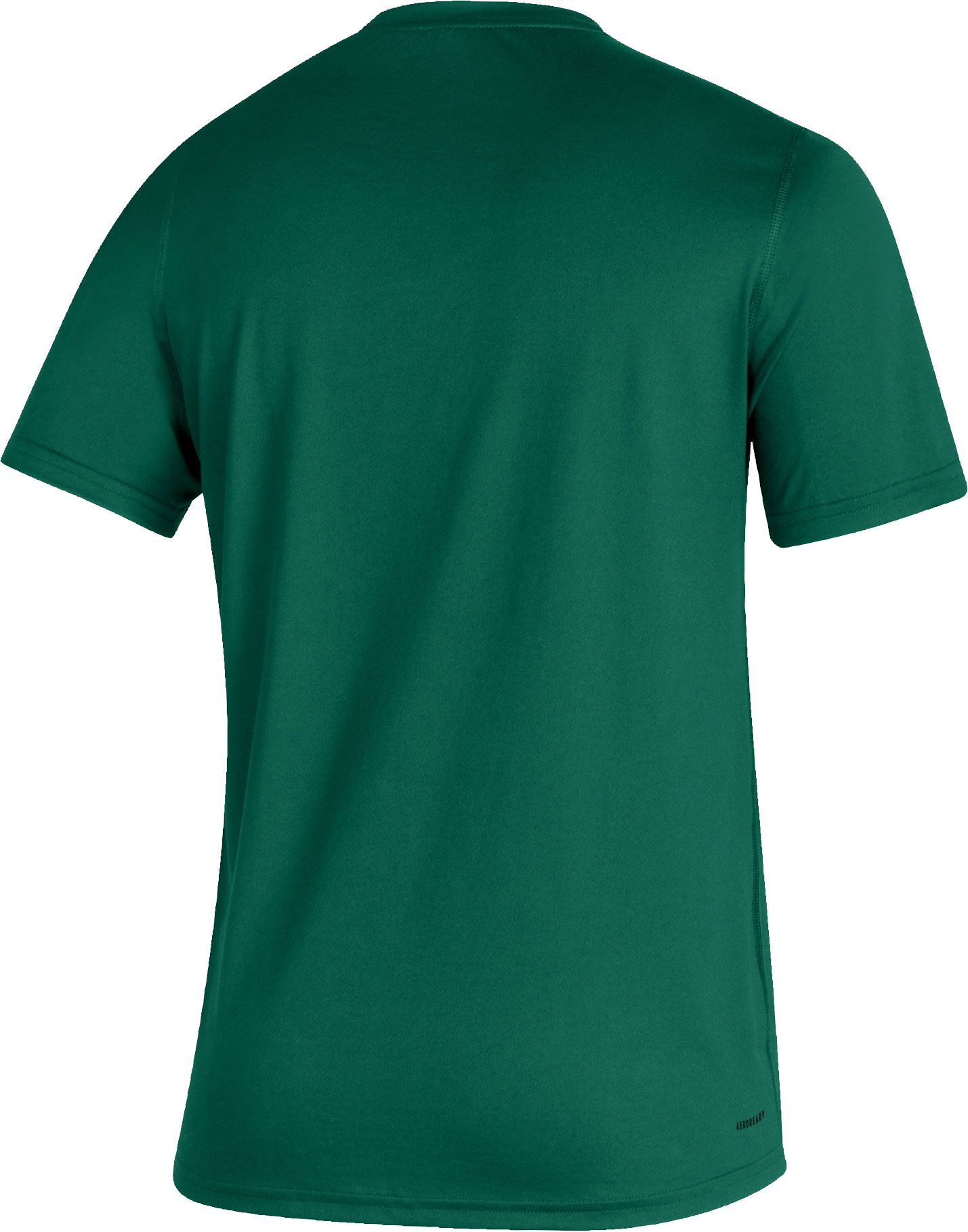 adidas Men's Miami Hurricanes Green Creator Performance T-Shirt product image
