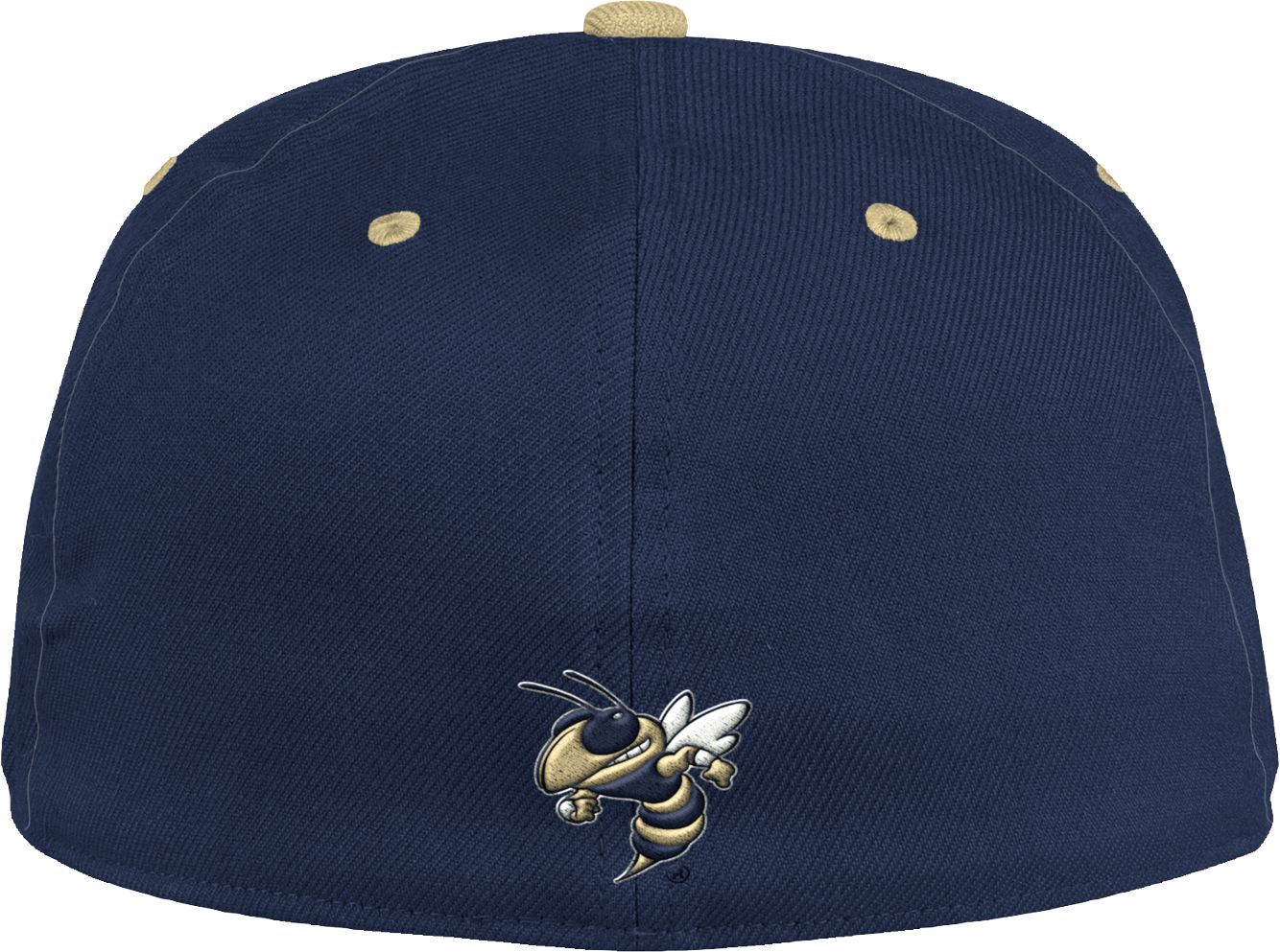 adidas Men's Georgia Tech Yellow Jackets Navy On-Field Baseball Fitted Hat product image