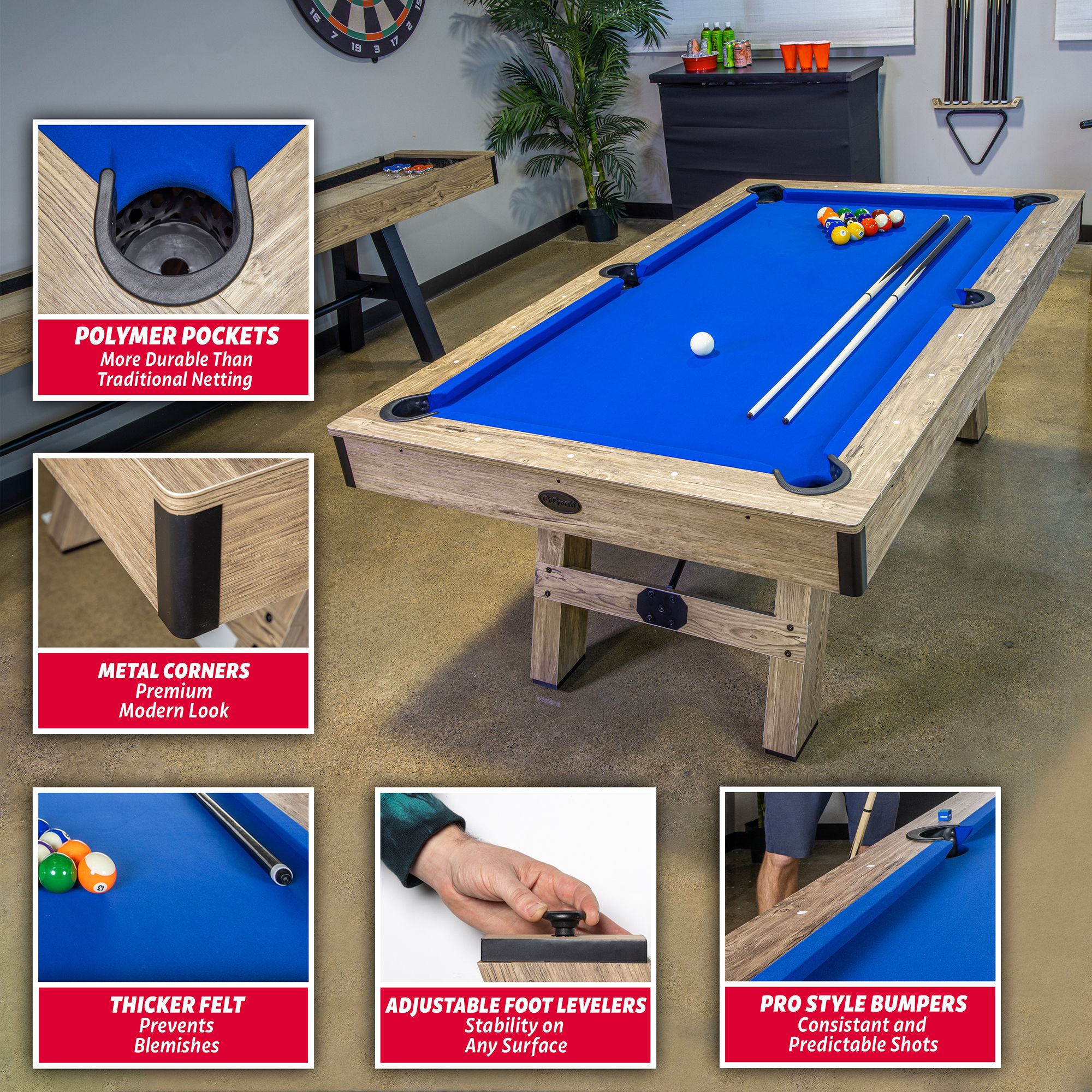 GoSports Billiard Table with Accessories product image