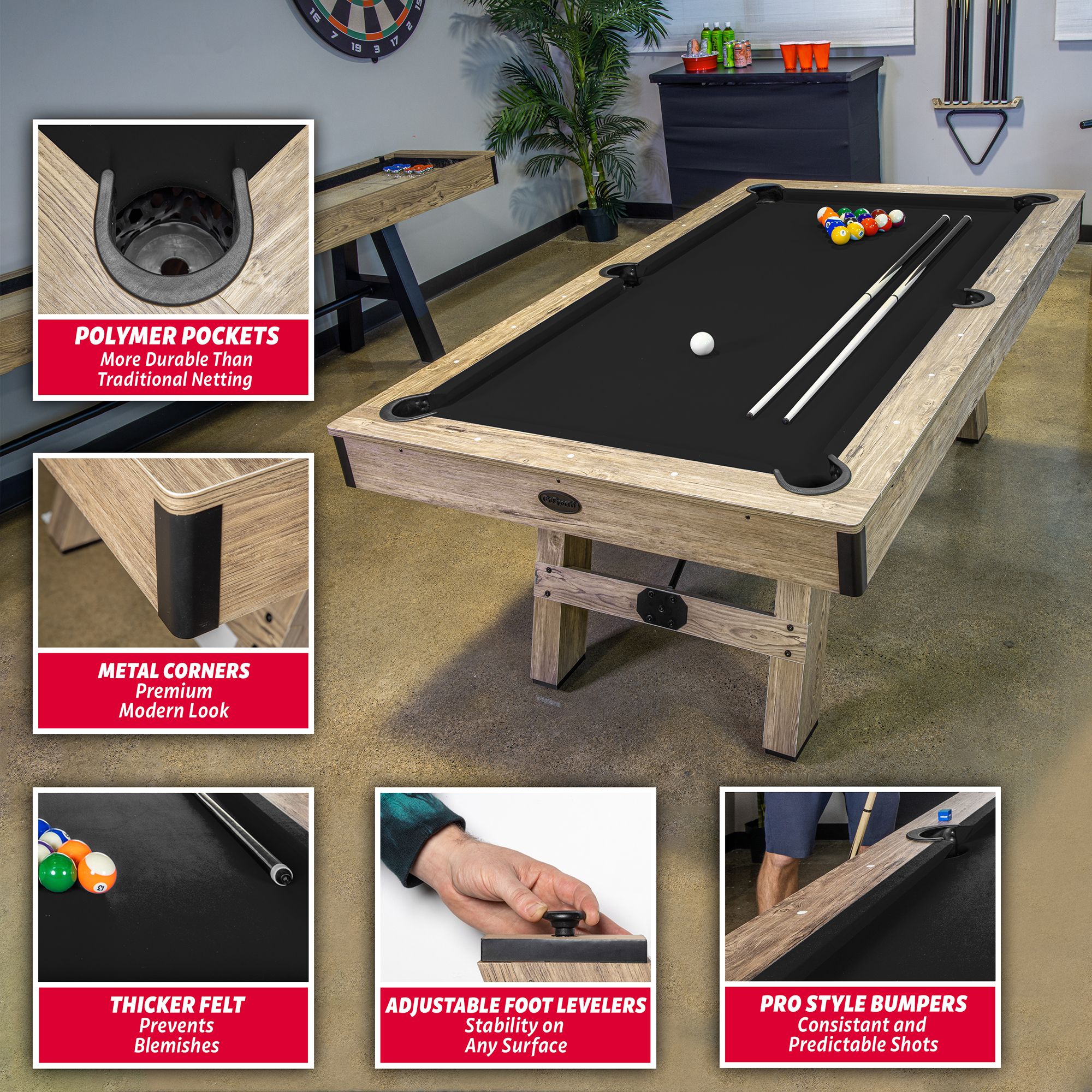 GoSports Billiard Table with Accessories product image