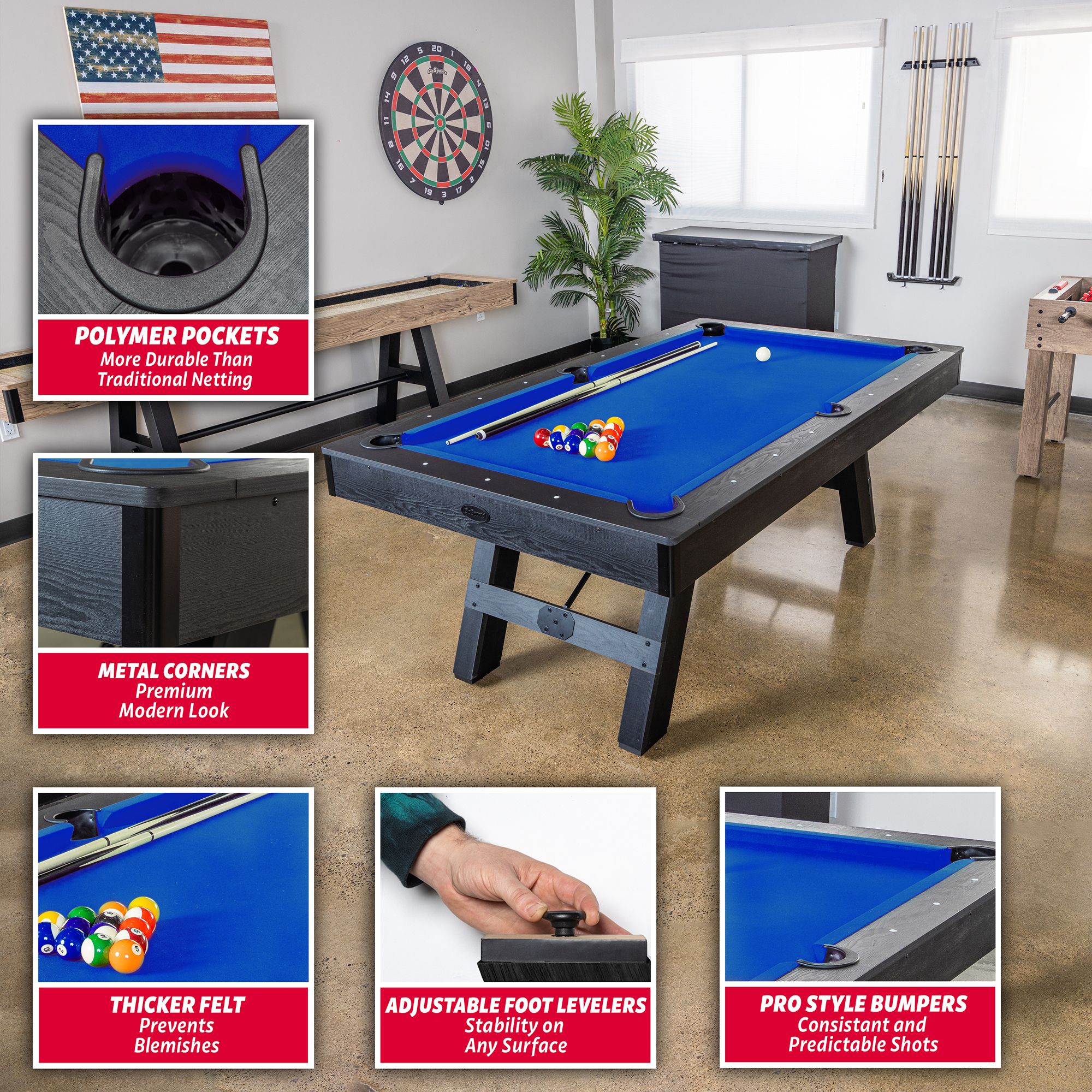 GoSports Billiard Table with Accessories product image