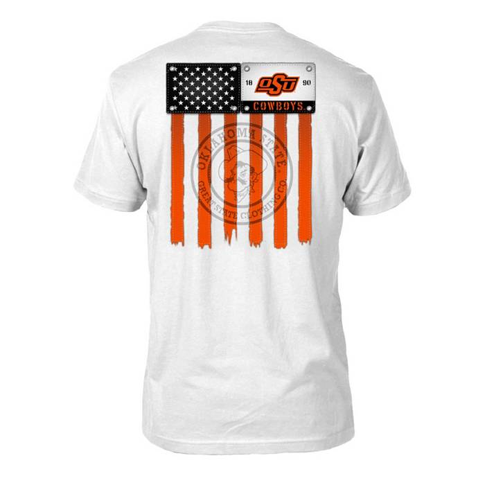 Men's Nike White Texas Rangers Americana Flag T-Shirt