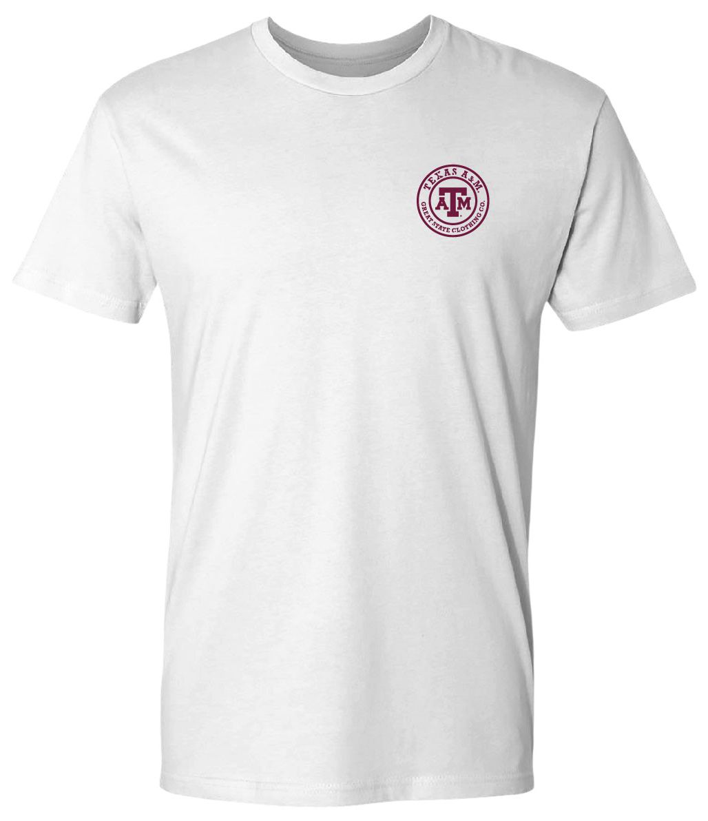 FloGrown Men's Texas A&M Aggies White Vintage Flag T-Shirt product image