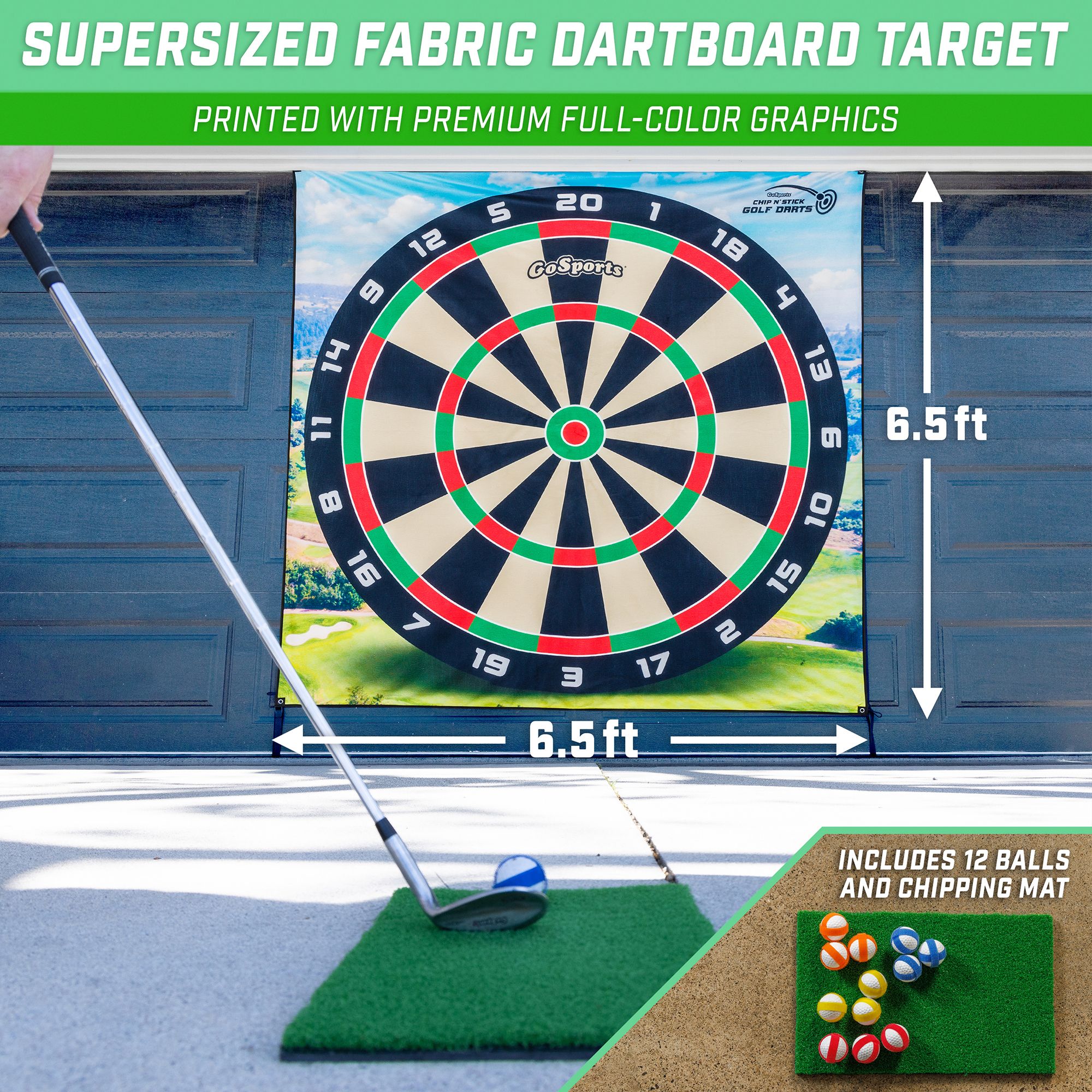 GoSports 6 Ft. Golf ChipNStick Darts product image