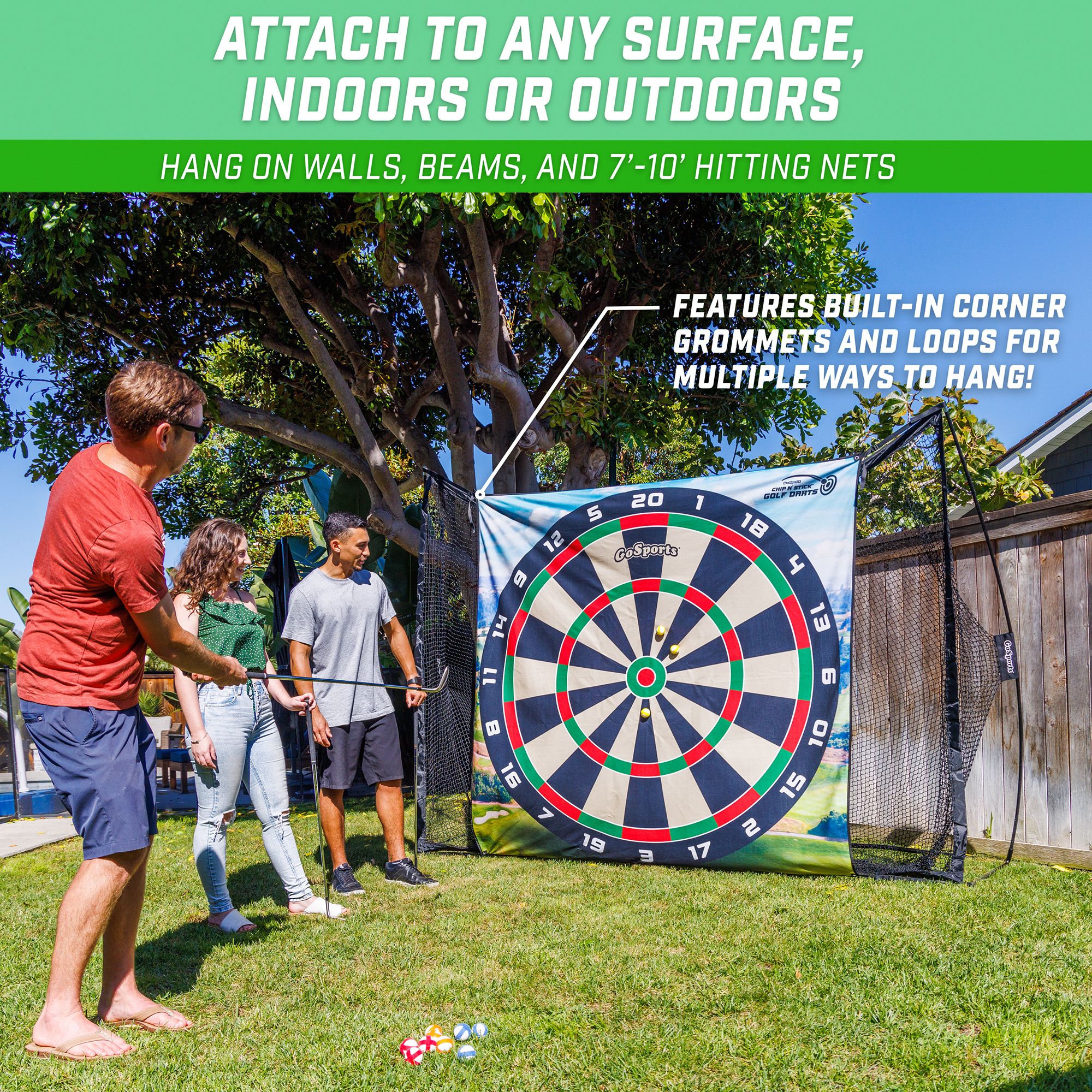 GoSports 6 Ft. Golf ChipNStick Darts product image