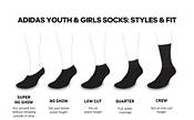 adidas Girls' Superlite No Show Socks - 6 Pack product image