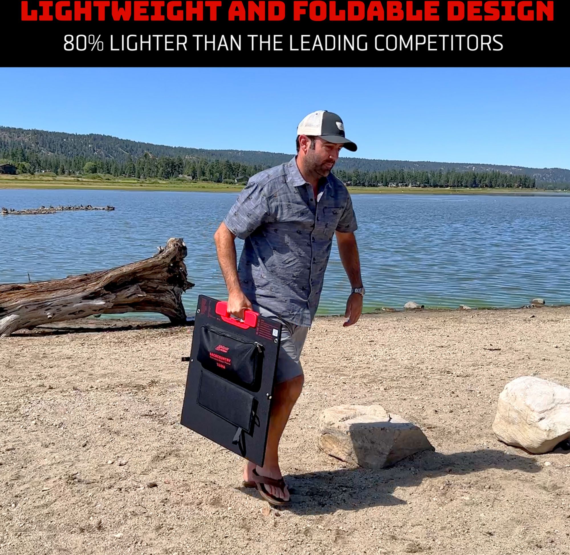 GoSports Backcountry 60 Solar Power Panel product image