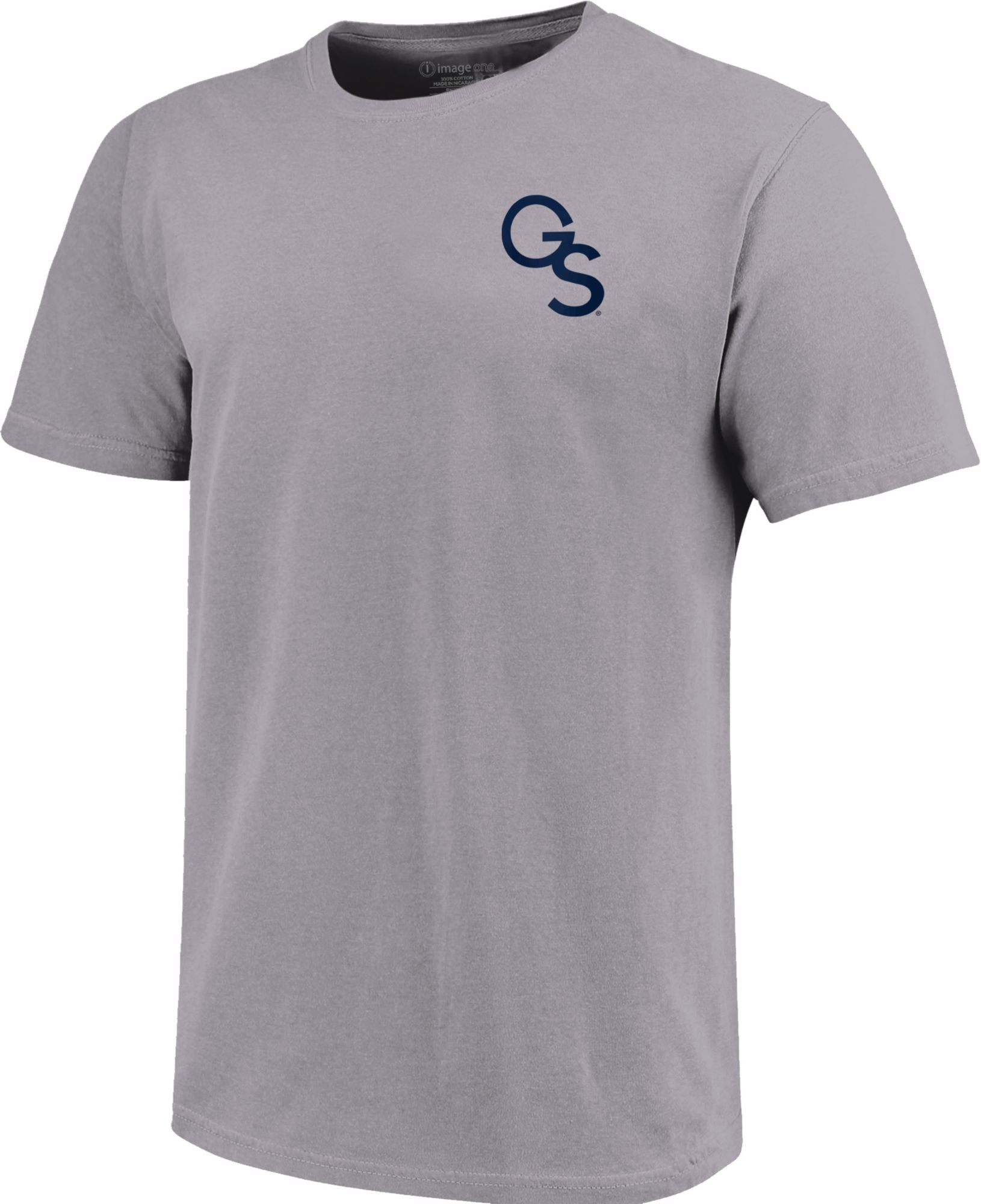 Image One Men's Georgia Southern Eagles Grey Helmet Arch T-Shirt product image