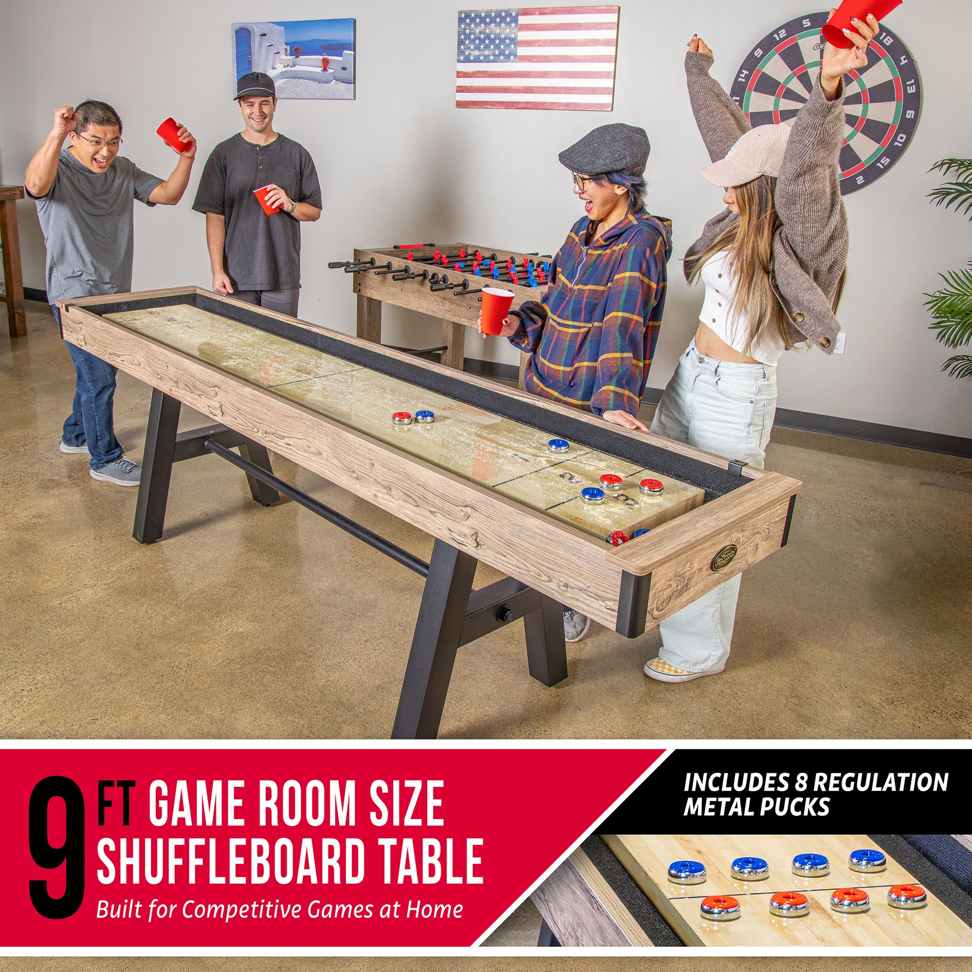 GoSports 9 Ft. Shuffleboard product image