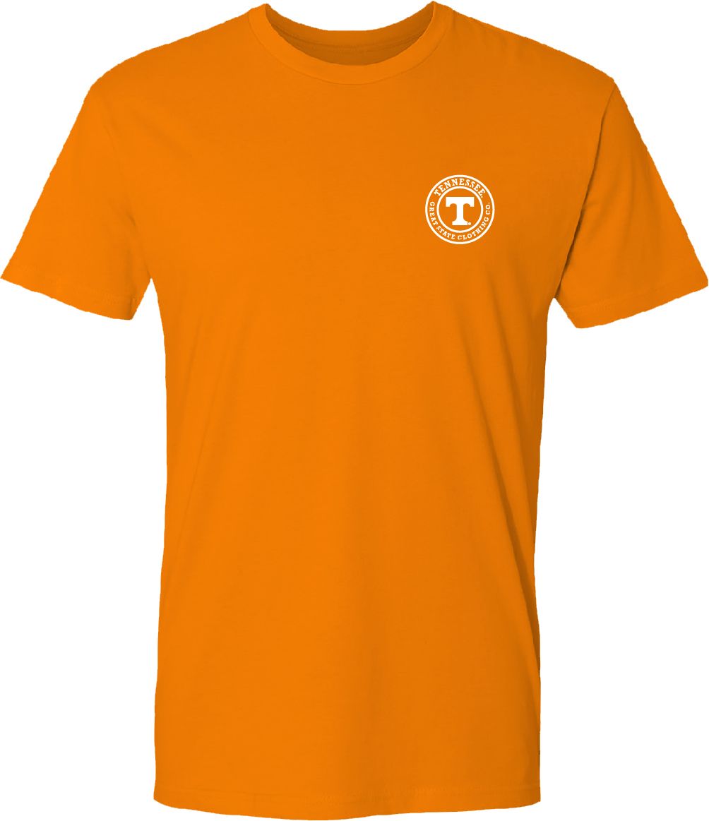 Great State Clothing Men's Tennessee Volunteers Tennessee Orange Washed Flag T-Shirt product image