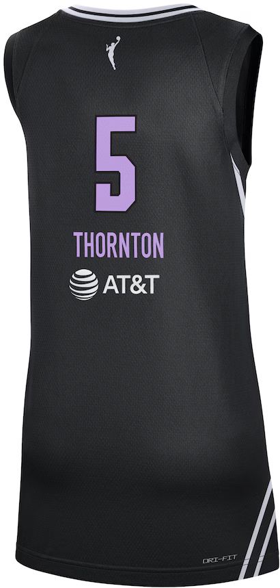 Nike Women's Golden State Valkyries Kayla Thornton #5 Black Explorer Jersey product image