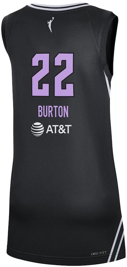 Nike Women's Golden State Valkyries Veronica Burton #22 Black Explorer Jersey product image