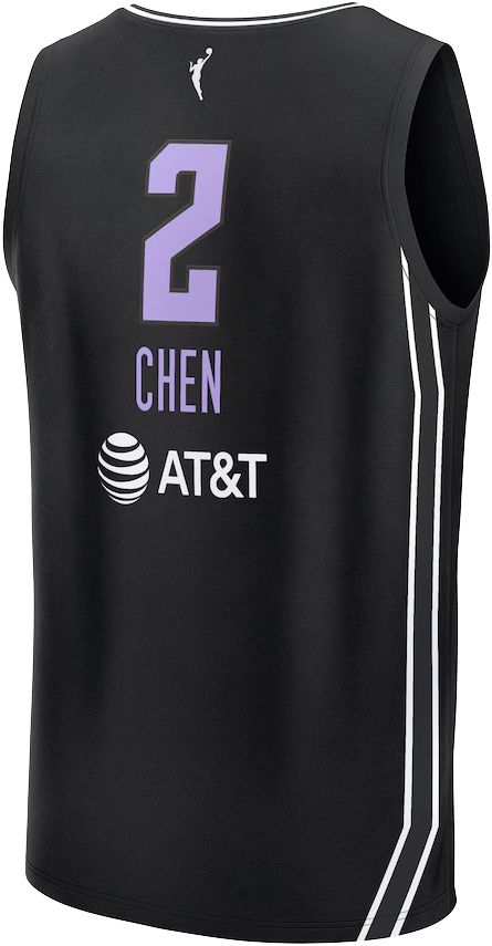 Nike Youth Golden State Valkyries Kaitlyn Chen #2 Black Explorer Jersey product image