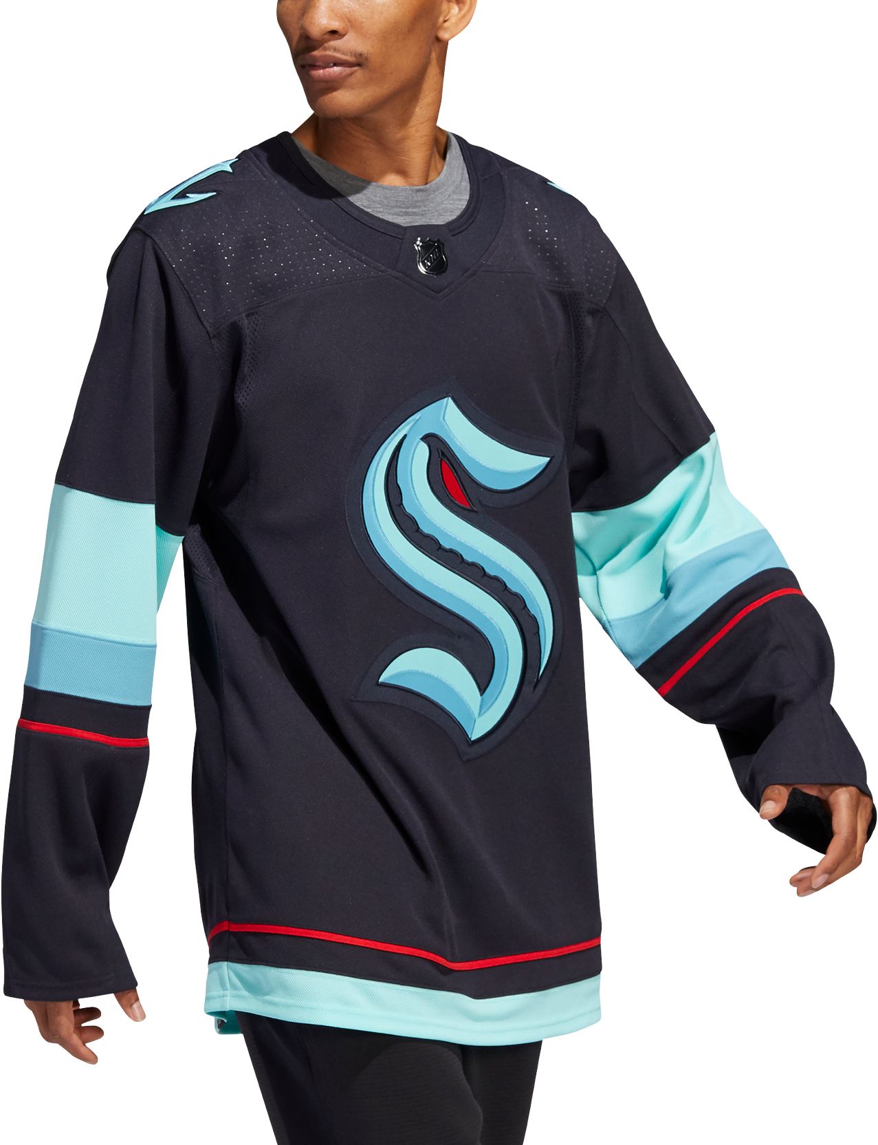 adidas Seattle Kraken Wordmark ADIZERO Premium Authentic Home Jersey product image