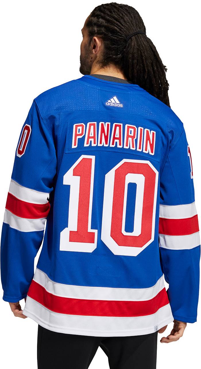 Artemi Panarin New York Rangers Game-Used #10 White Jersey Worn