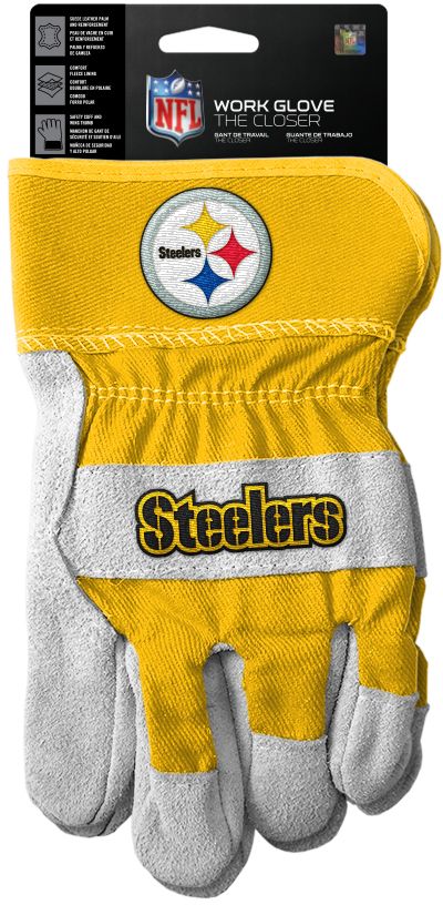 Sports Vault Pittsburgh Steelers Work Gloves product image