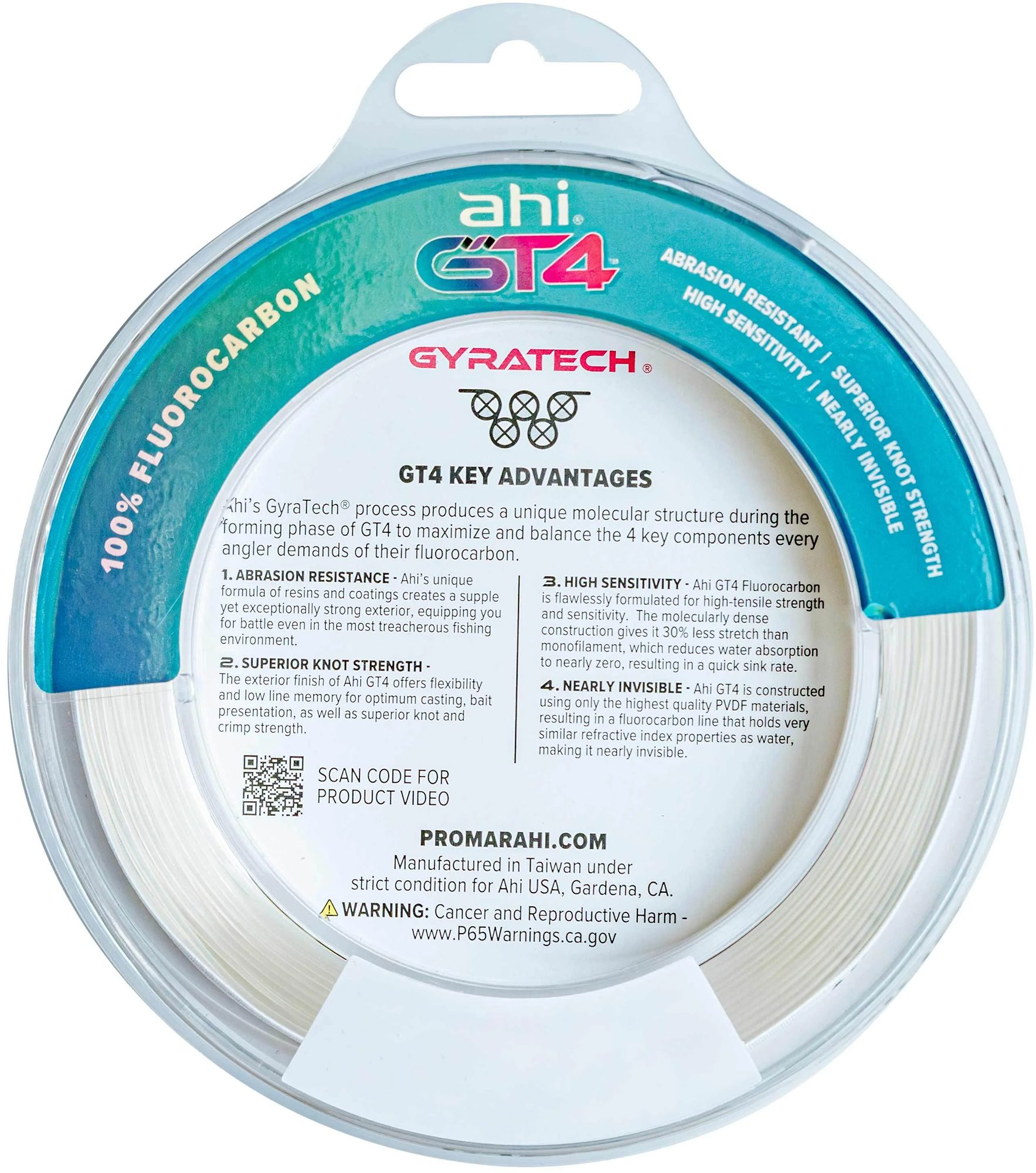 Ahi GT4 High Performance Fluorocarbon Fishing Line product image