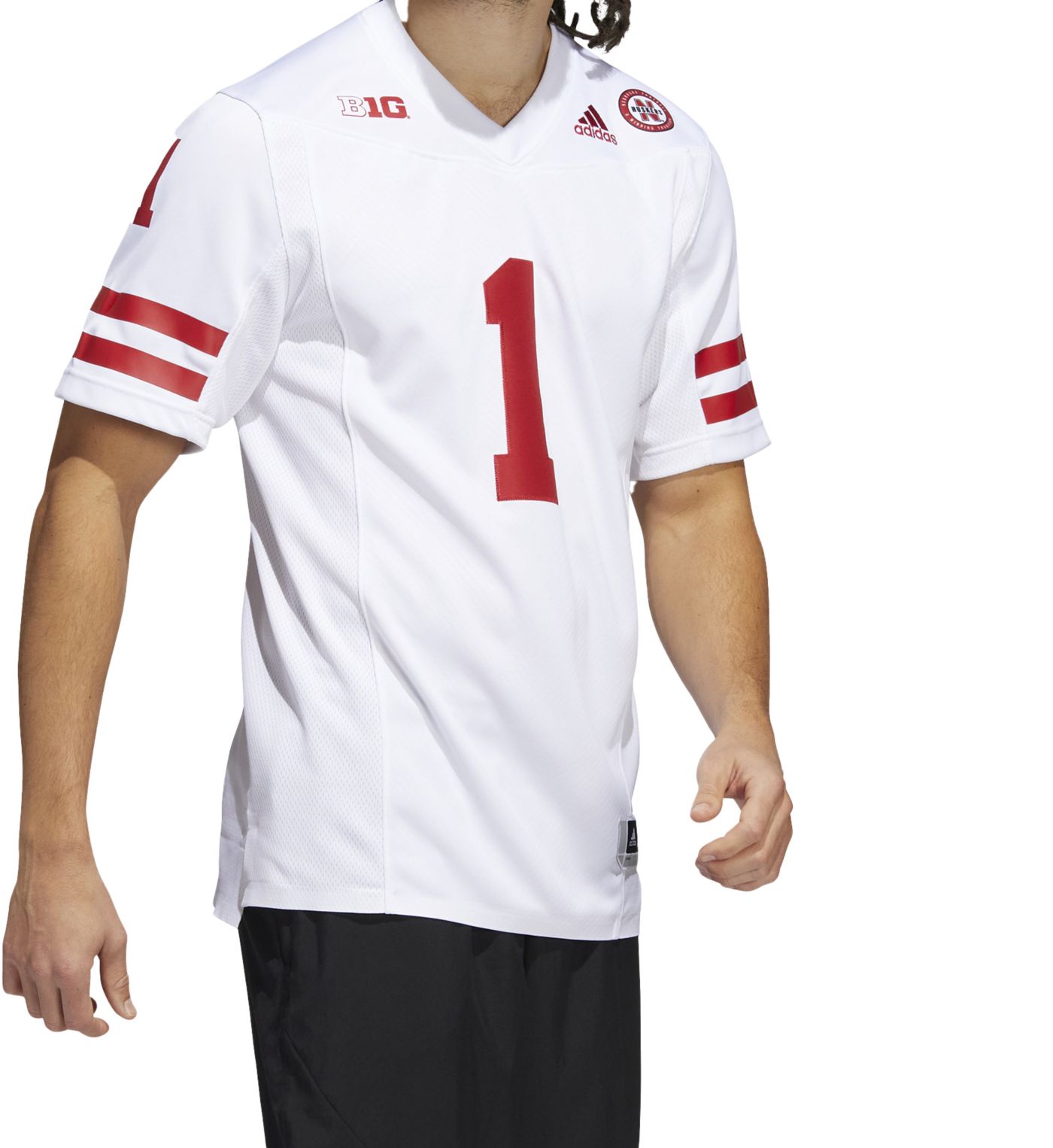 Nebraska Cornhuskers Adidas FB cheapest Jersey - M