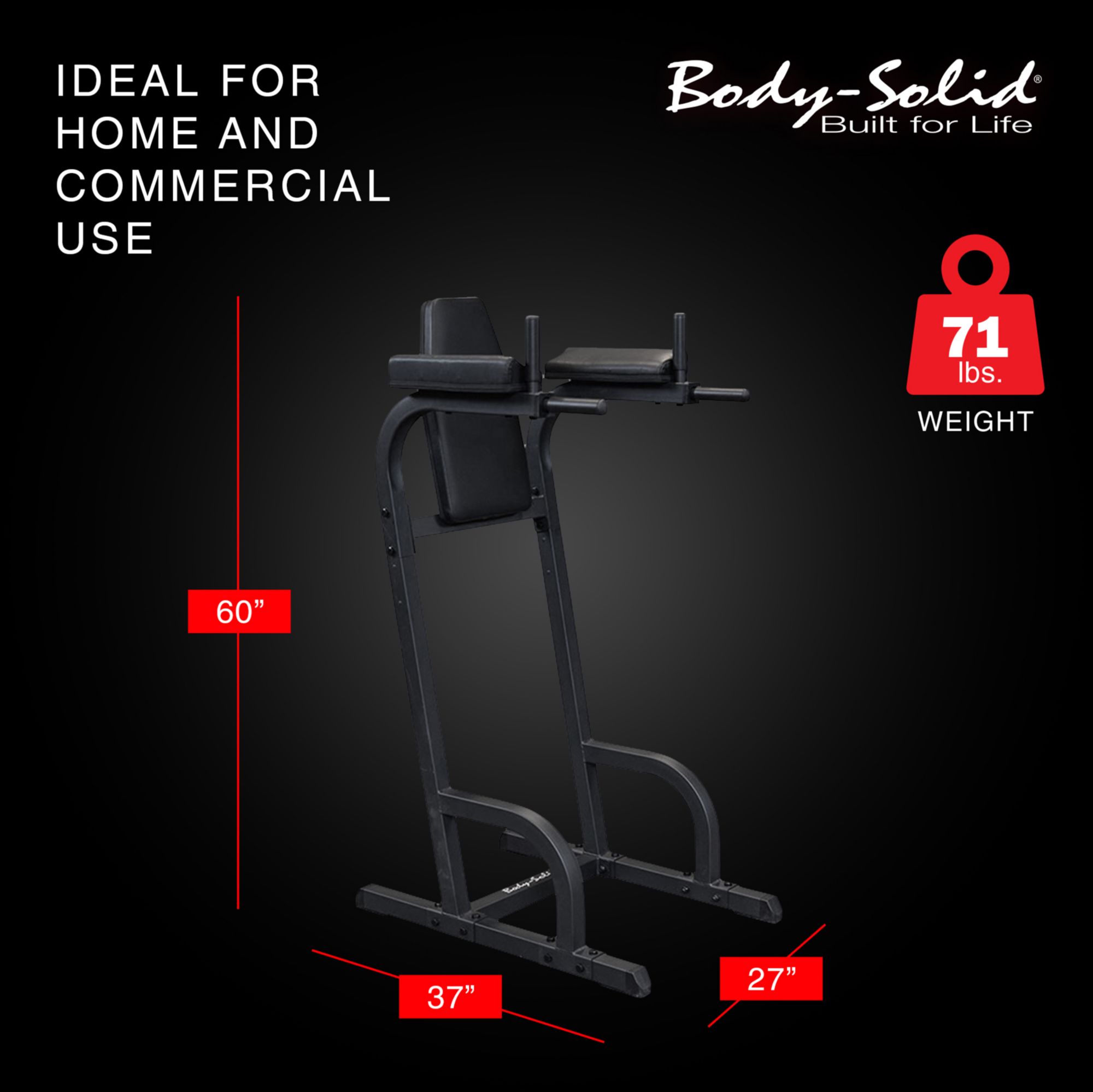 Body-Solid Vertical Knee Raise product image