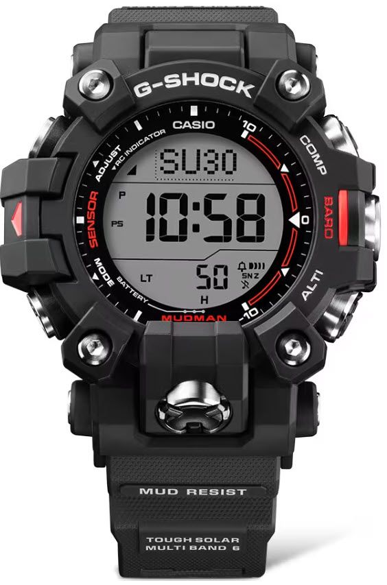 Casio G-Shock Mudman Triple Sensor Solar Watch