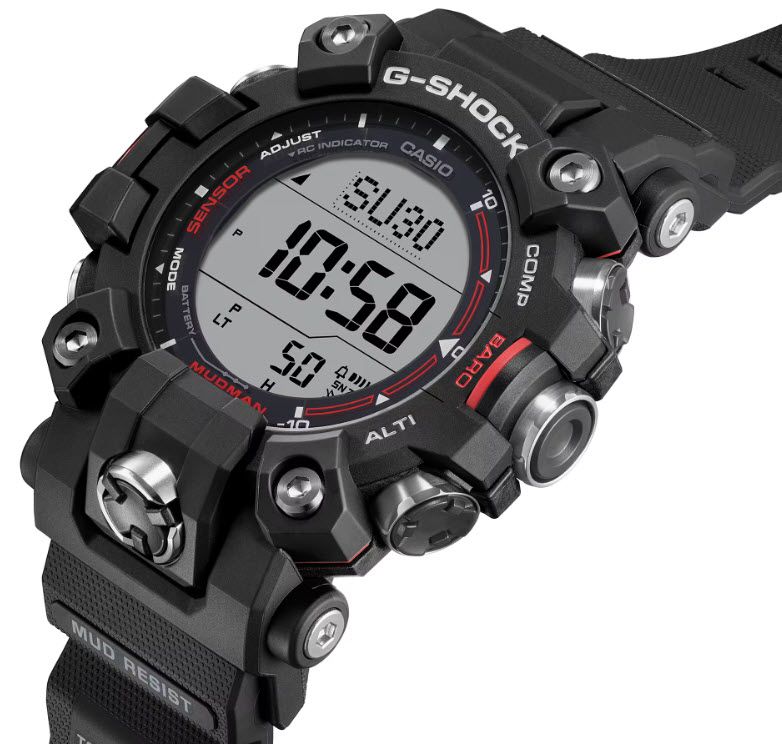 Casio G-Shock Mudman Triple Sensor Solar Watch product image