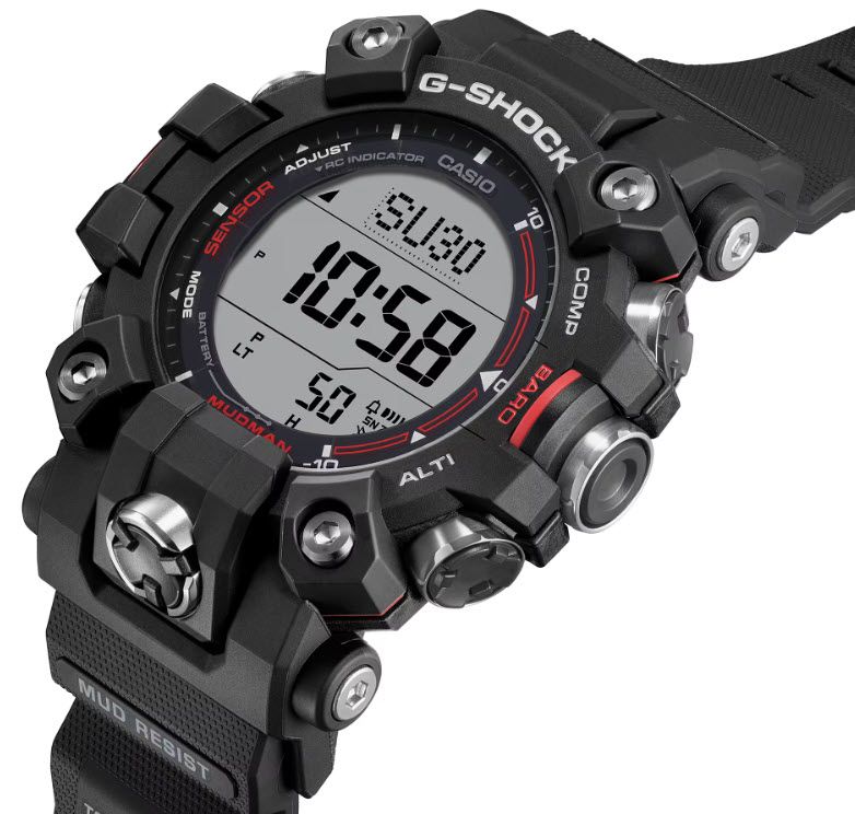 Casio G-Shock Mudman Triple Sensor Solar Watch