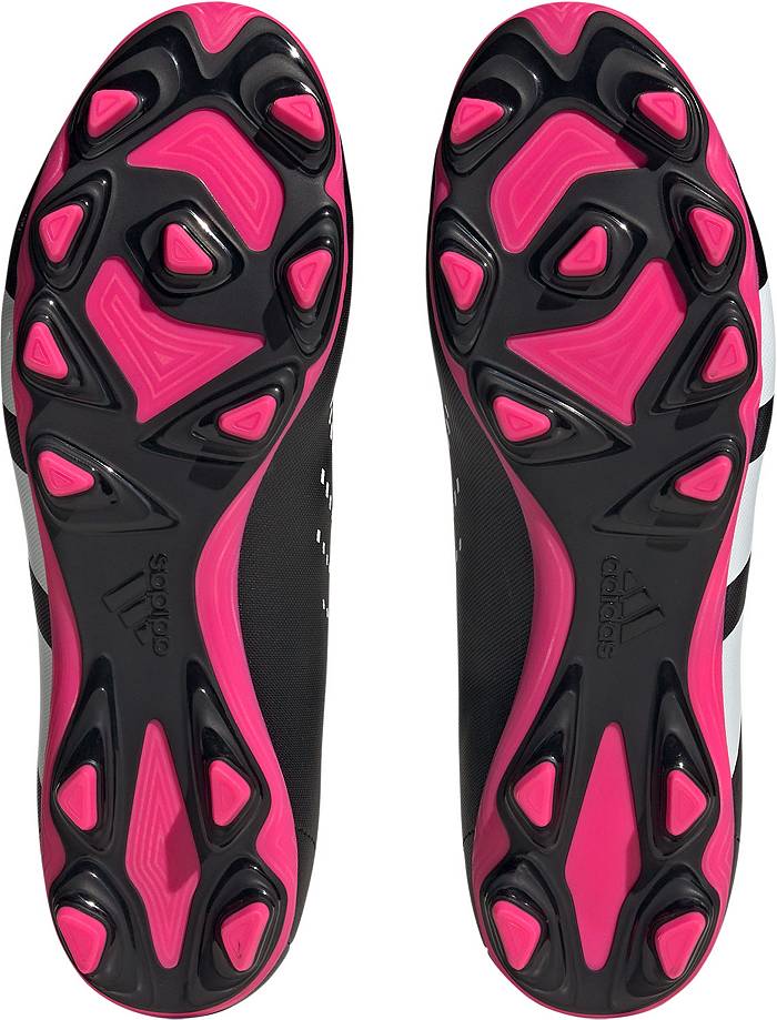 Adidas Predator Accuracy.4 Sock FxG Soccer Cleats, Men's, Black/Pink